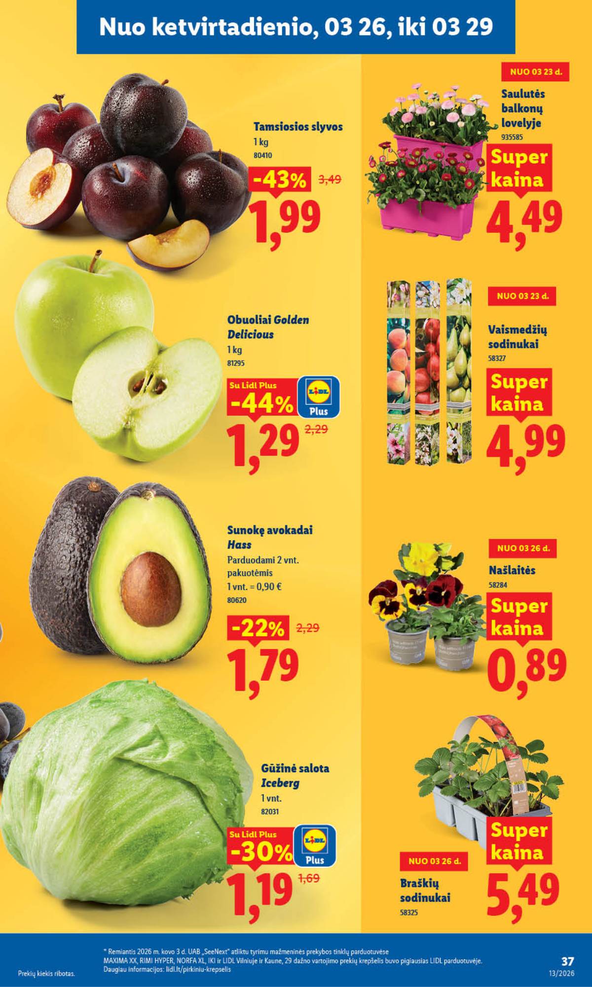 Lidl - LIDL SAVAITĖS Maisto prekių akcijų leidinys 31 puslapis