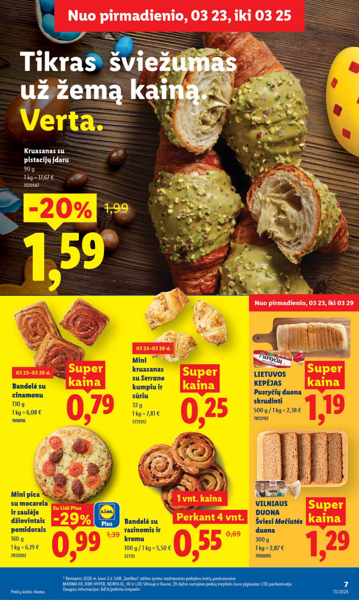 Lidl - LIDL SAVAITĖS Maisto prekių akcijų leidinys 7 puslapis