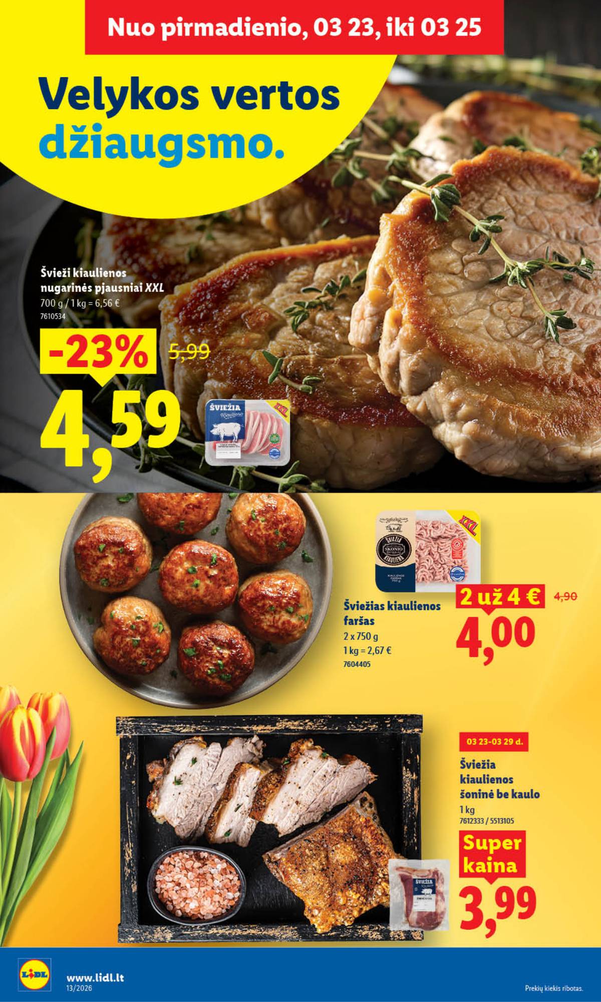 Lidl - LIDL SAVAITĖS Maisto prekių akcijų leidinys 8 puslapis