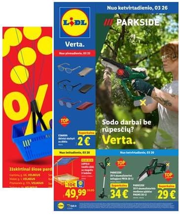 Lidl - LIDL Ne maisto prekių akcijų leidinys 2026-03-23 – 2026-03-29