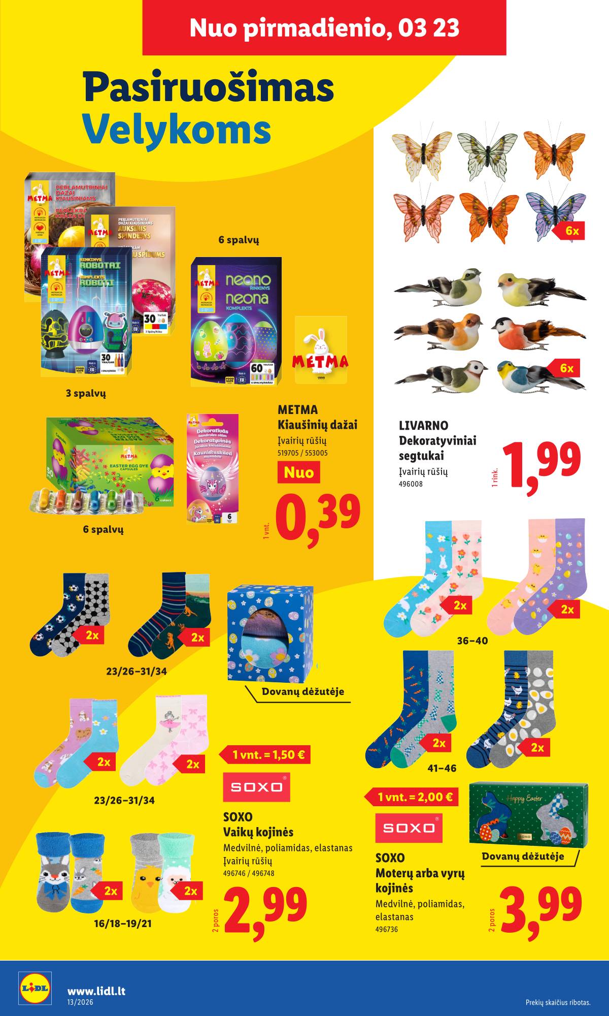 Lidl - LIDL Ne maisto prekių akcijų leidinys 10 puslapis