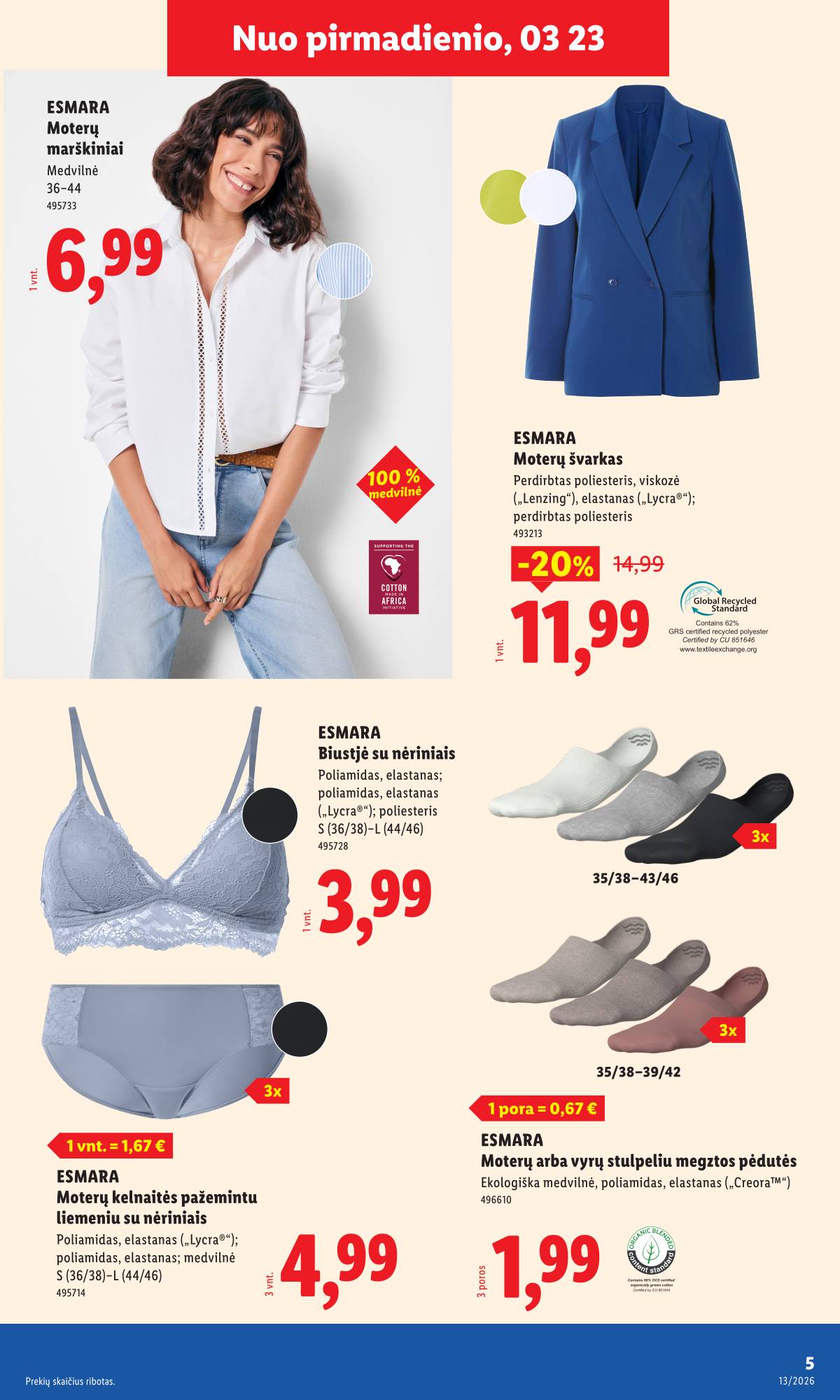 Lidl - LIDL Ne maisto prekių akcijų leidinys 5 puslapis