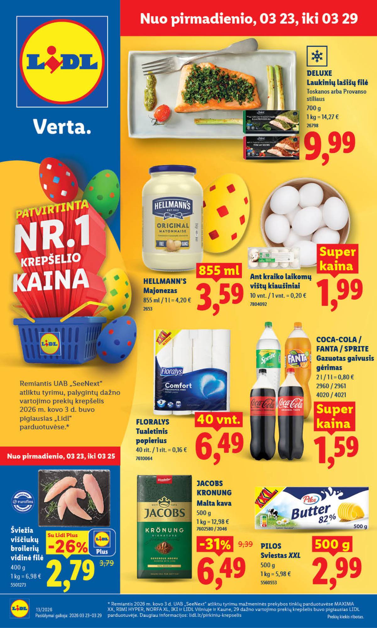 Lidl - LIDL SAVAITĖS Maisto prekių akcijų leidinys 1 puslapis