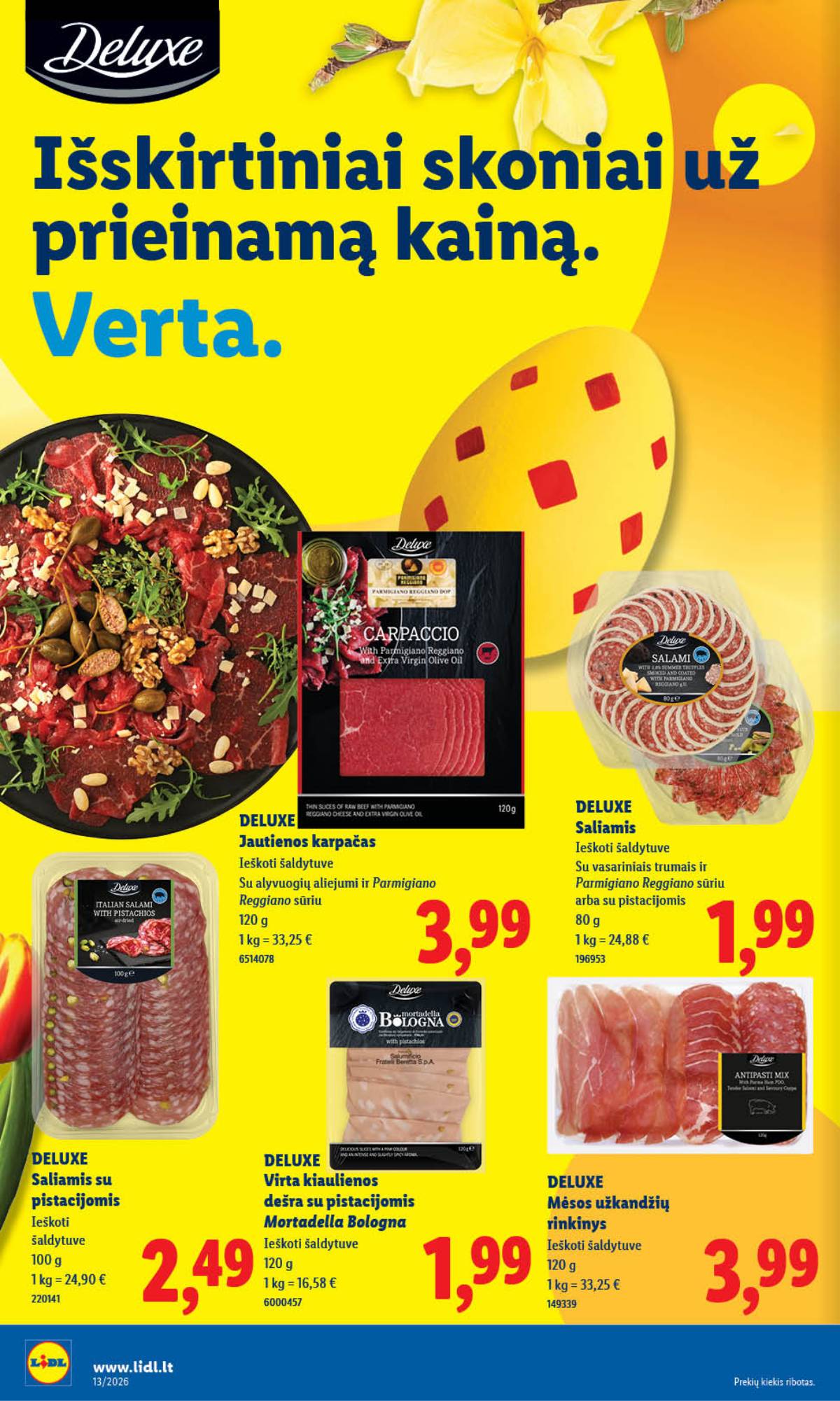 Lidl - LIDL SAVAITĖS Maisto prekių akcijų leidinys 10 puslapis