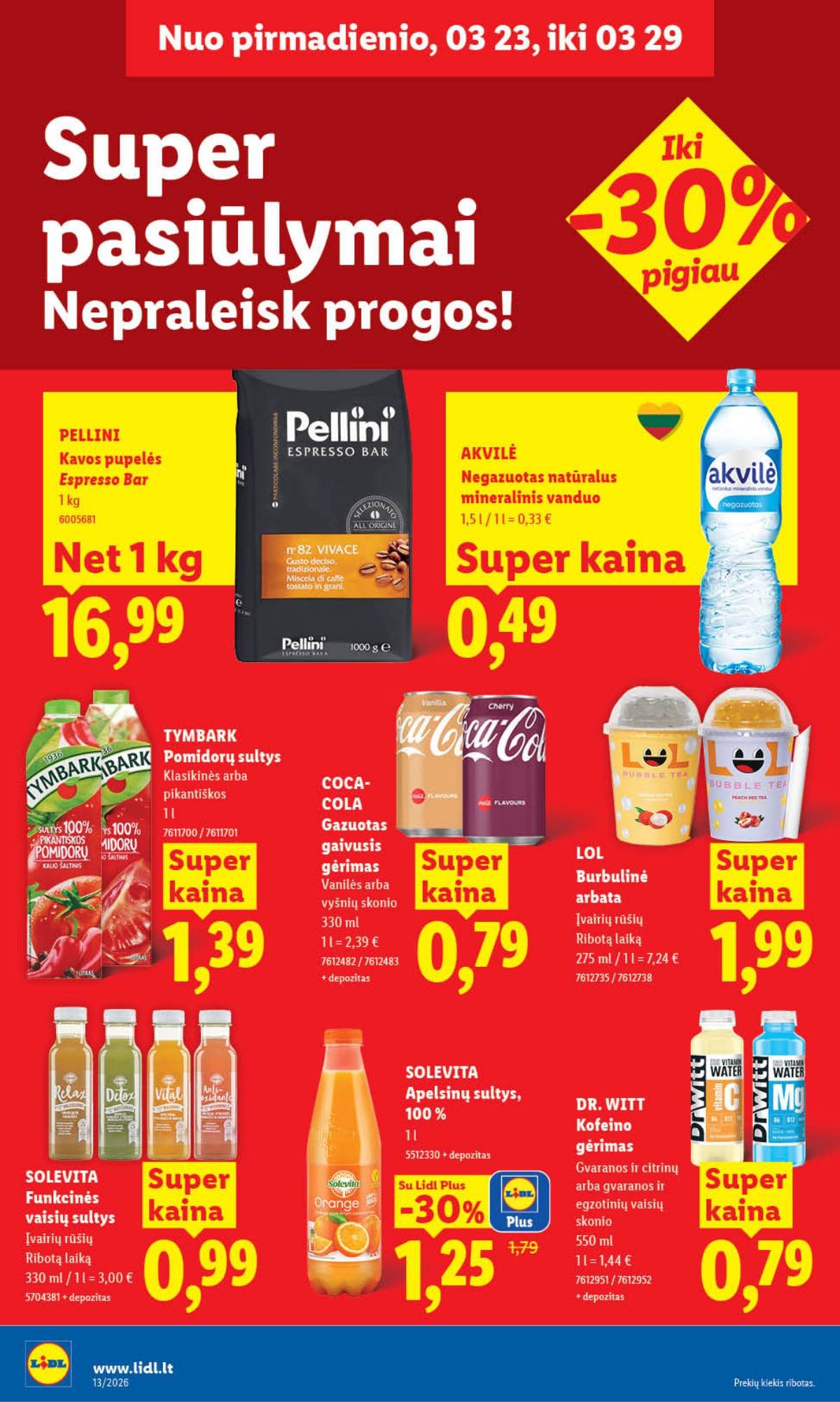 Lidl - LIDL SAVAITĖS Maisto prekių akcijų leidinys 18 puslapis