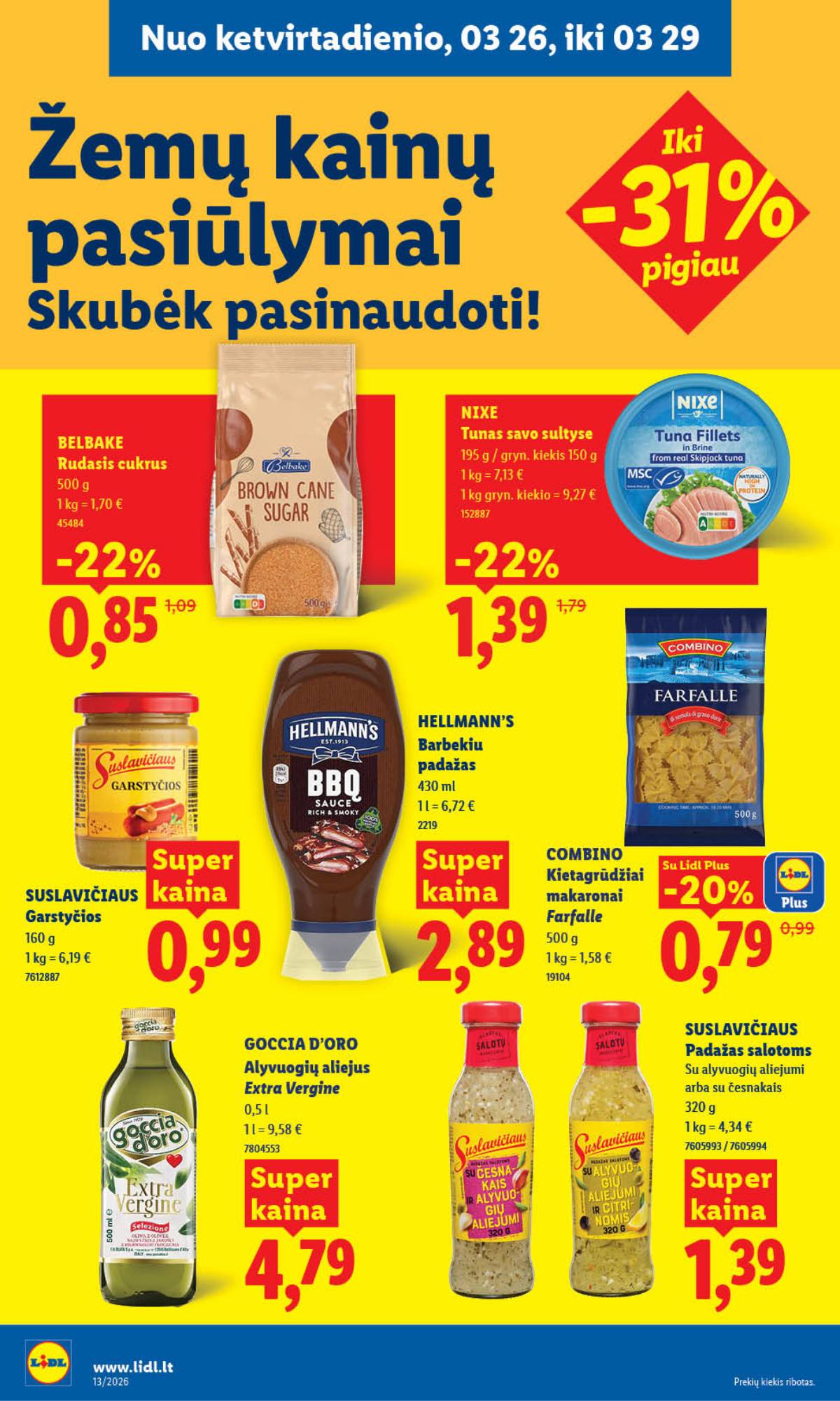 Lidl - LIDL SAVAITĖS Maisto prekių akcijų leidinys 22 puslapis