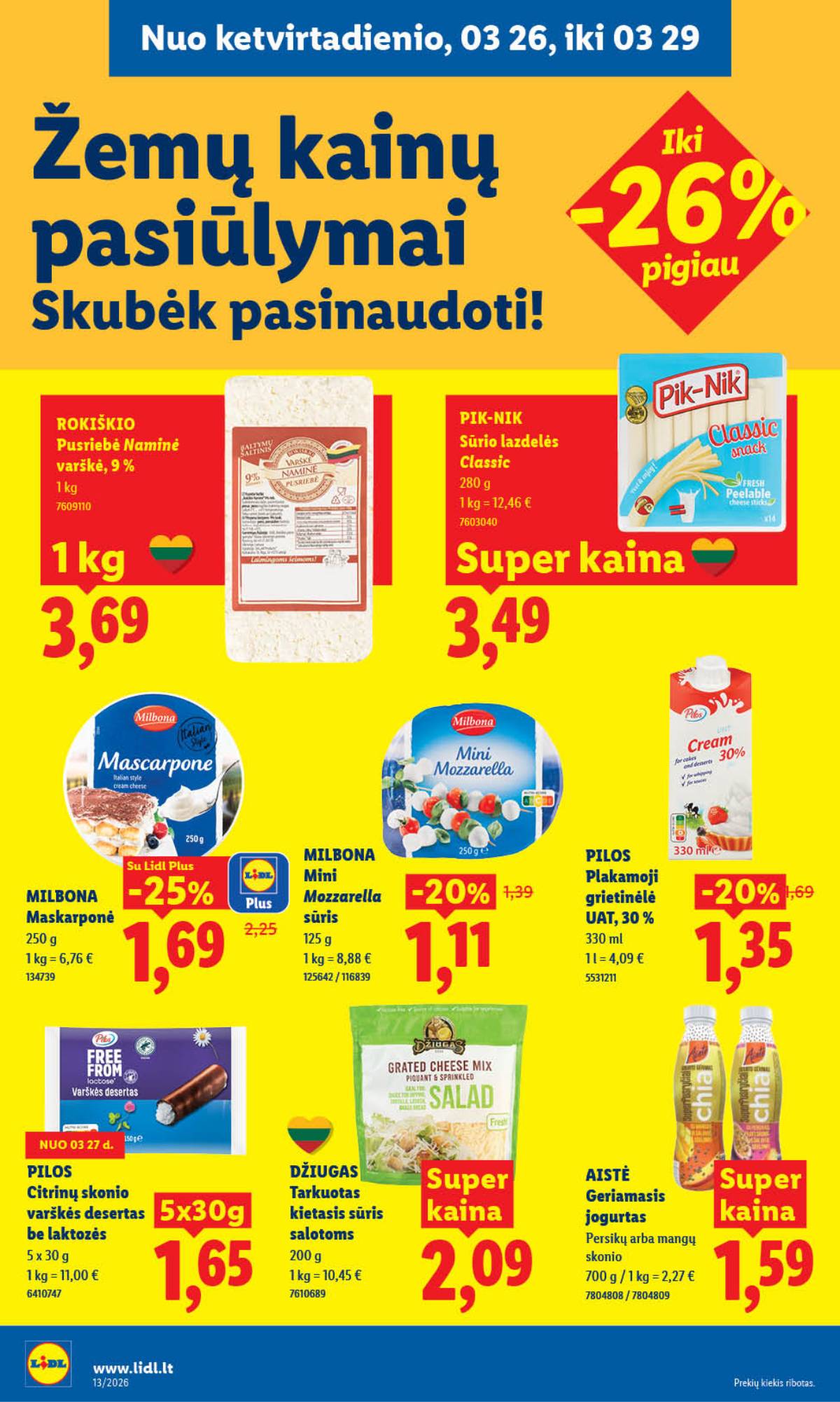 Lidl - LIDL SAVAITĖS Maisto prekių akcijų leidinys 24 puslapis