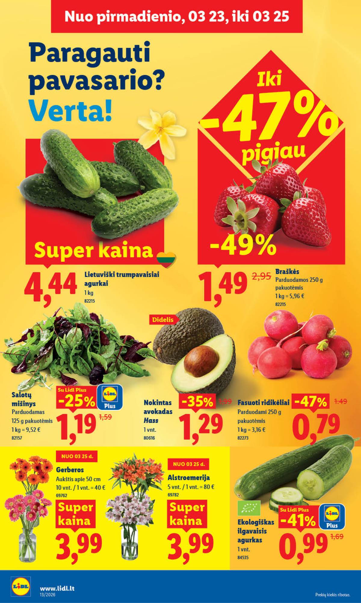 Lidl - LIDL SAVAITĖS Maisto prekių akcijų leidinys 4 puslapis
