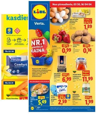 Lidl - LIDL SAVAITĖS Maisto prekių akcijų leidinys 2026-03-30 – 2026-04-05