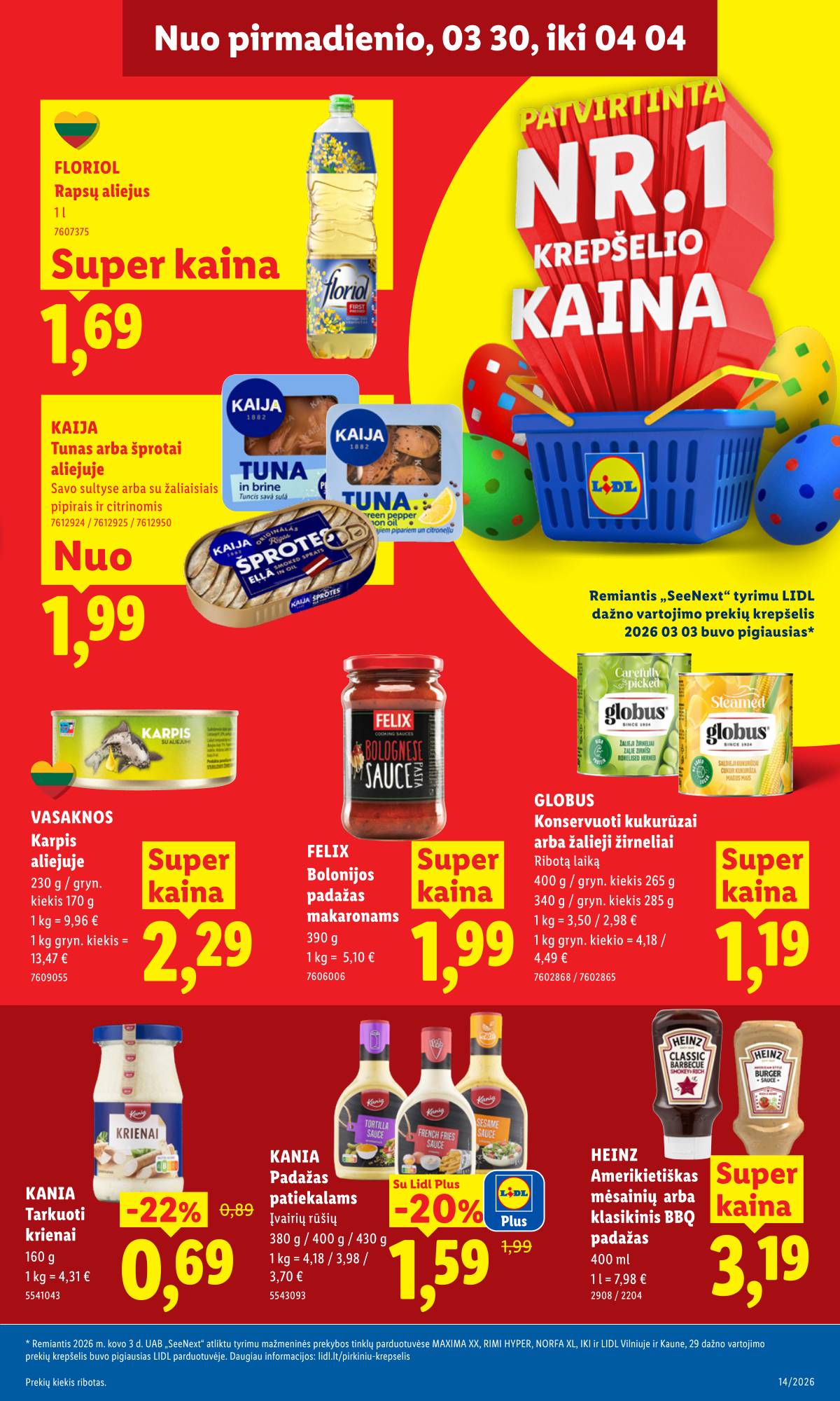 Lidl - LIDL SAVAITĖS Maisto prekių akcijų leidinys 17 puslapis