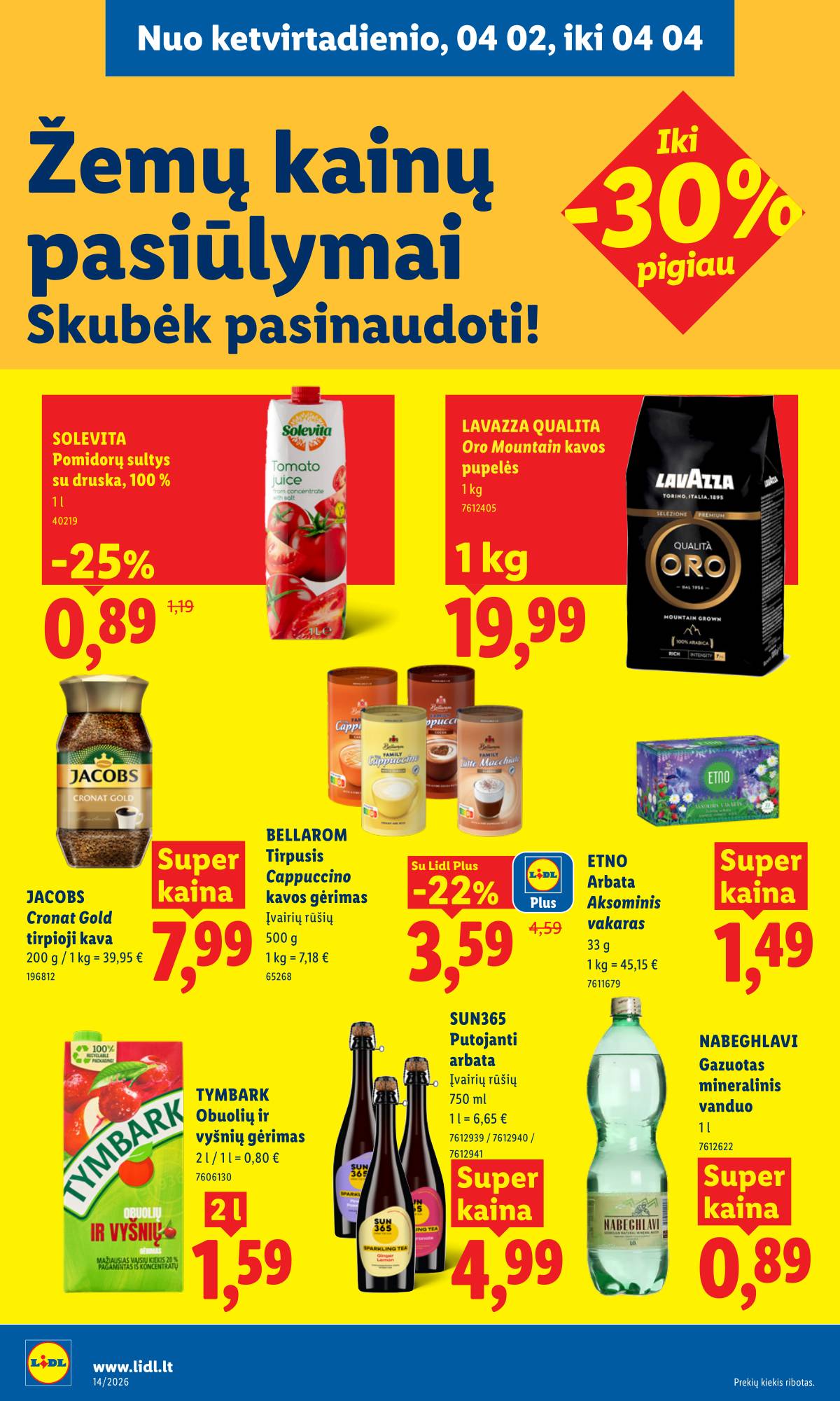 Lidl - LIDL SAVAITĖS Maisto prekių akcijų leidinys 22 puslapis