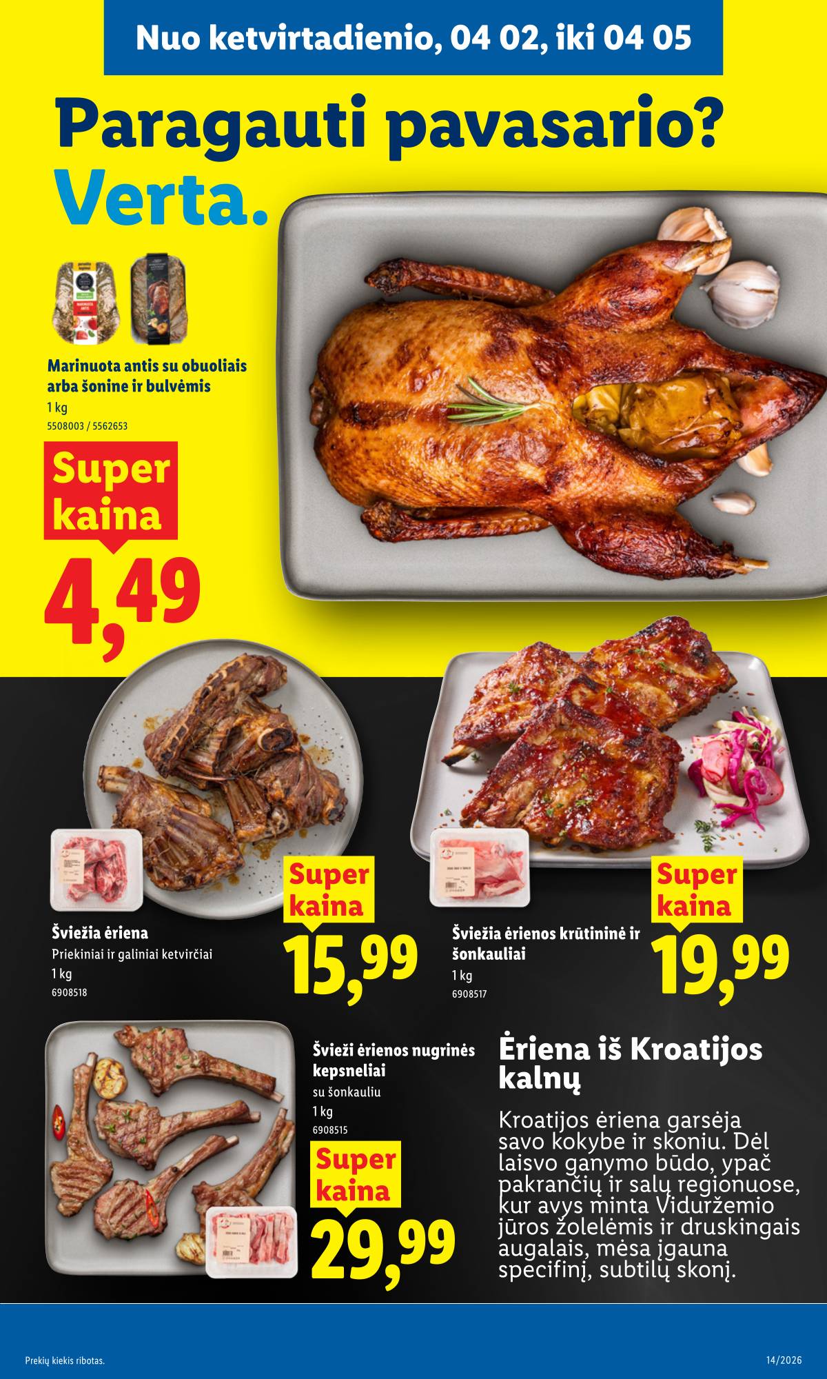 Lidl - LIDL SAVAITĖS Maisto prekių akcijų leidinys 39 puslapis