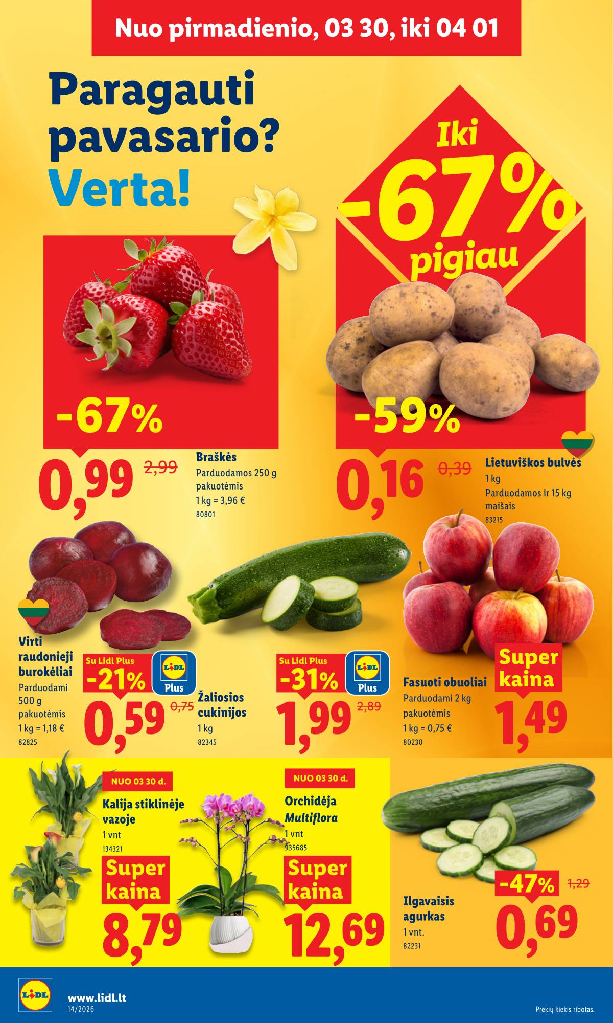 Lidl - LIDL SAVAITĖS Maisto prekių akcijų leidinys 4 puslapis