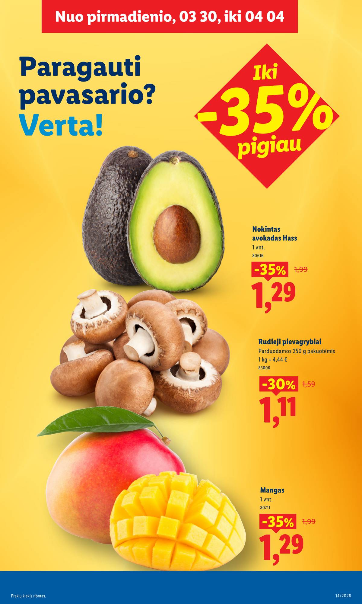 Lidl - LIDL SAVAITĖS Maisto prekių akcijų leidinys 5 puslapis