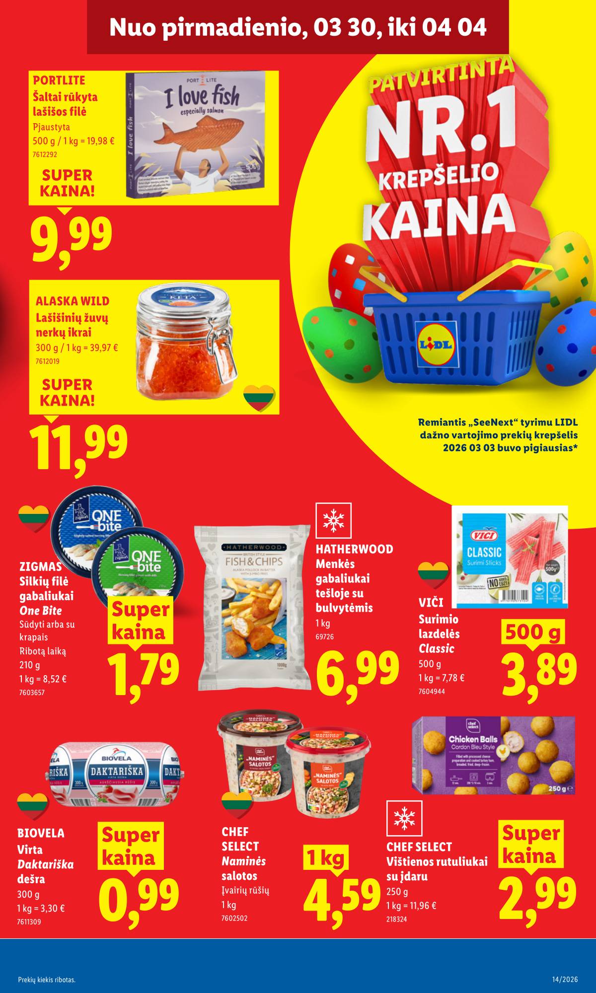 Lidl - LIDL SAVAITĖS Maisto prekių akcijų leidinys 7 puslapis