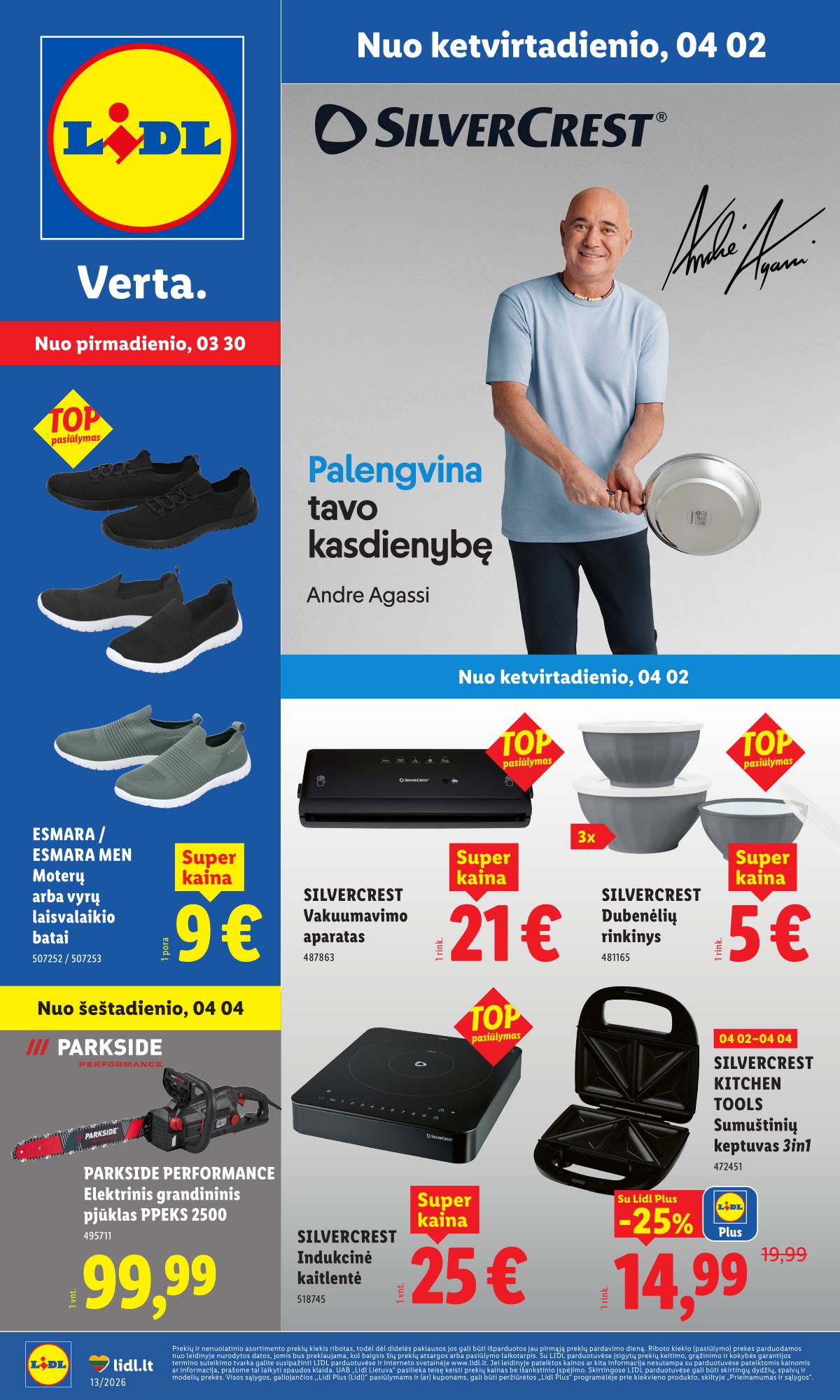 Lidl - LIDL Ne maisto prekių akcijų leidinys 1 puslapis