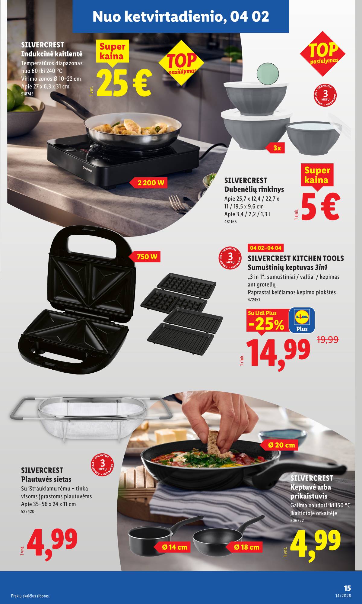 Lidl - LIDL Ne maisto prekių akcijų leidinys 15 puslapis