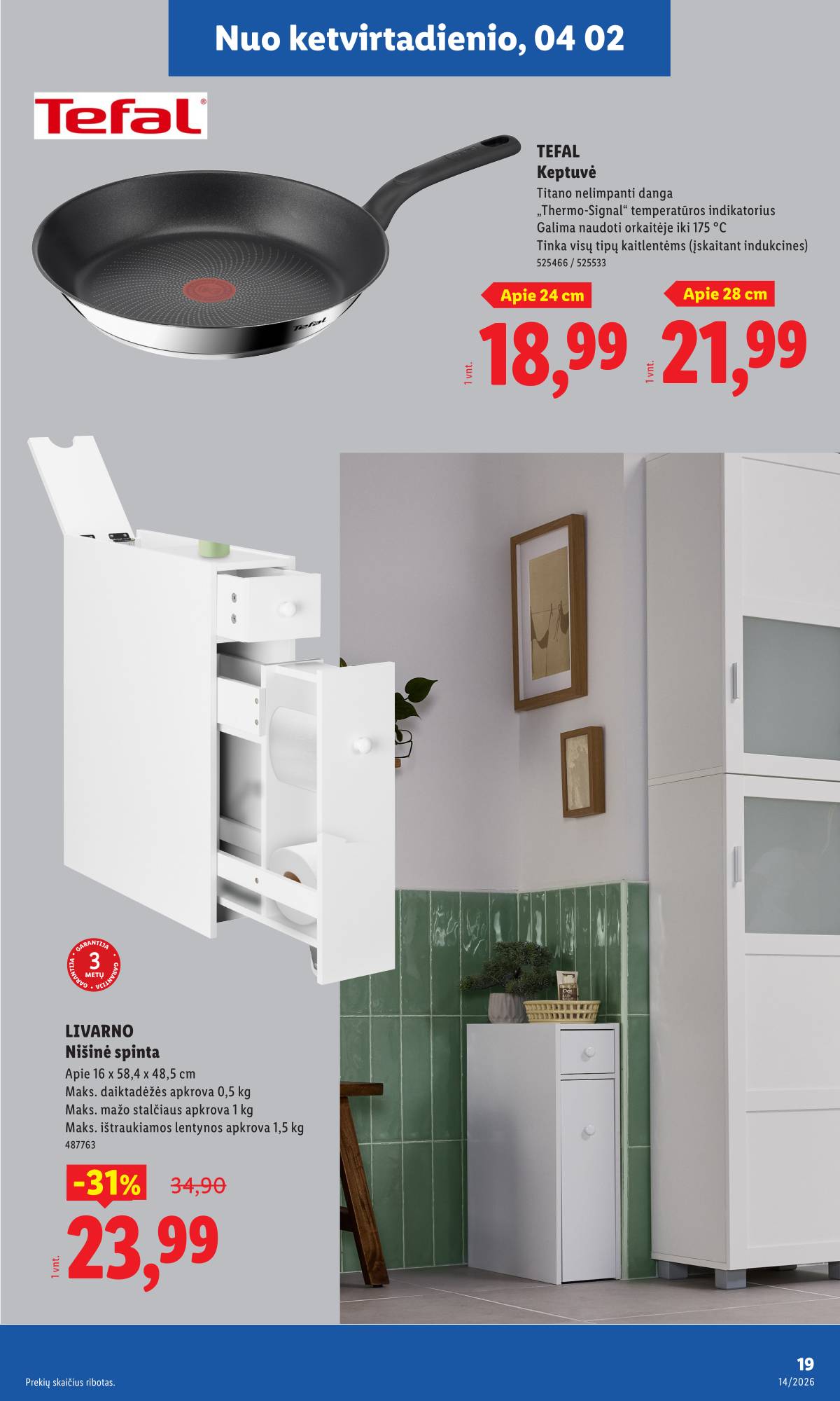 Lidl - LIDL Ne maisto prekių akcijų leidinys 19 puslapis