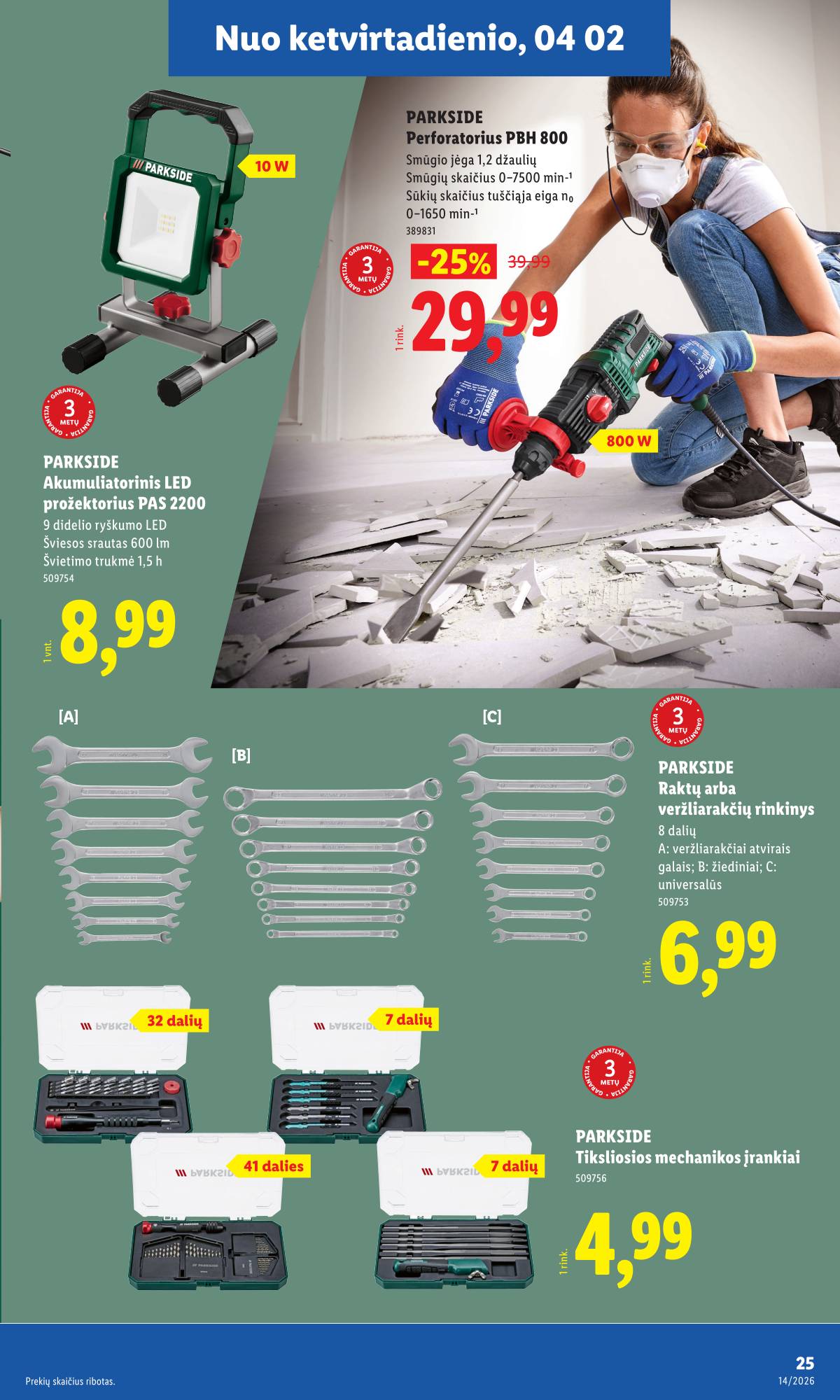 Lidl - LIDL Ne maisto prekių akcijų leidinys 25 puslapis