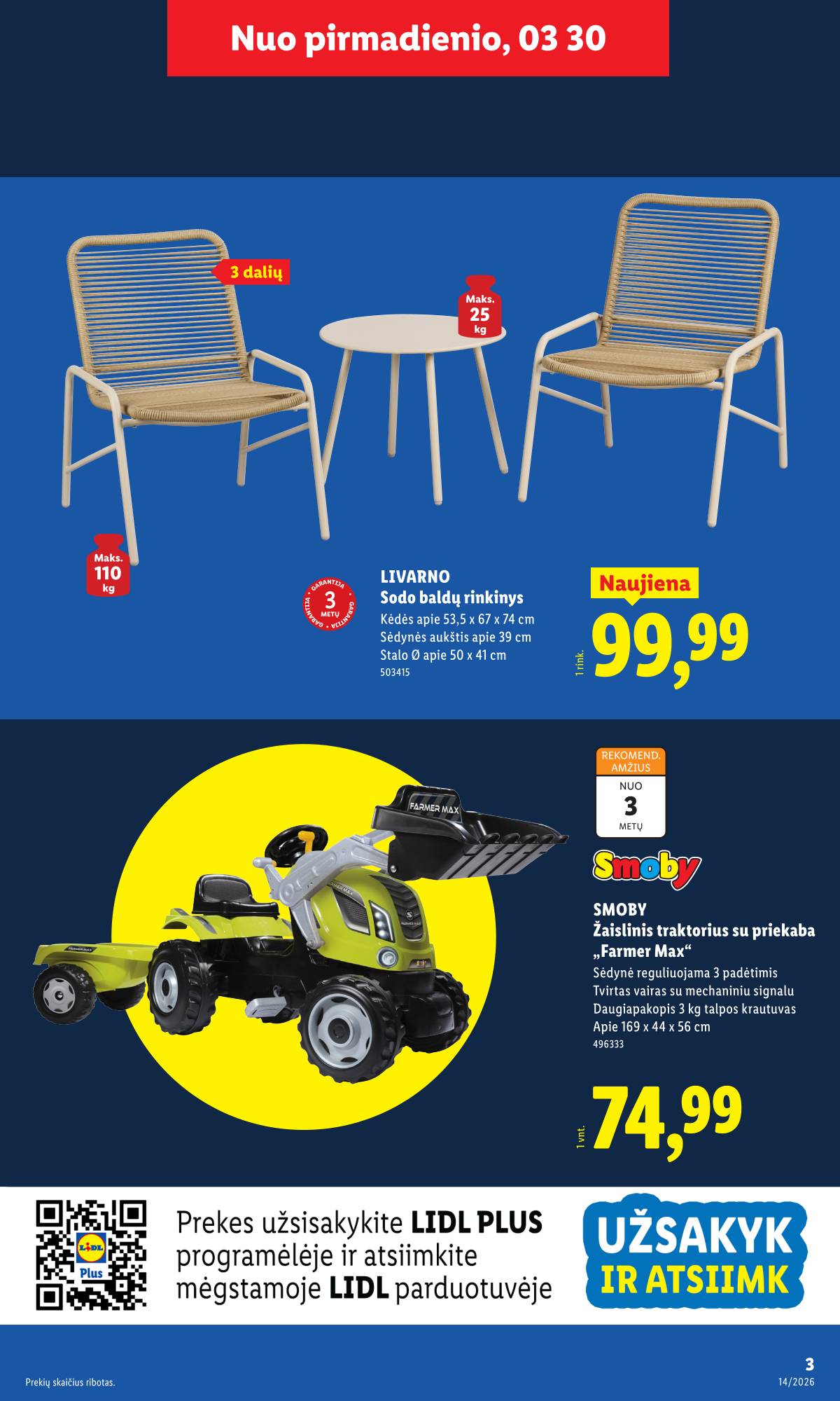 Lidl - LIDL Ne maisto prekių akcijų leidinys 3 puslapis