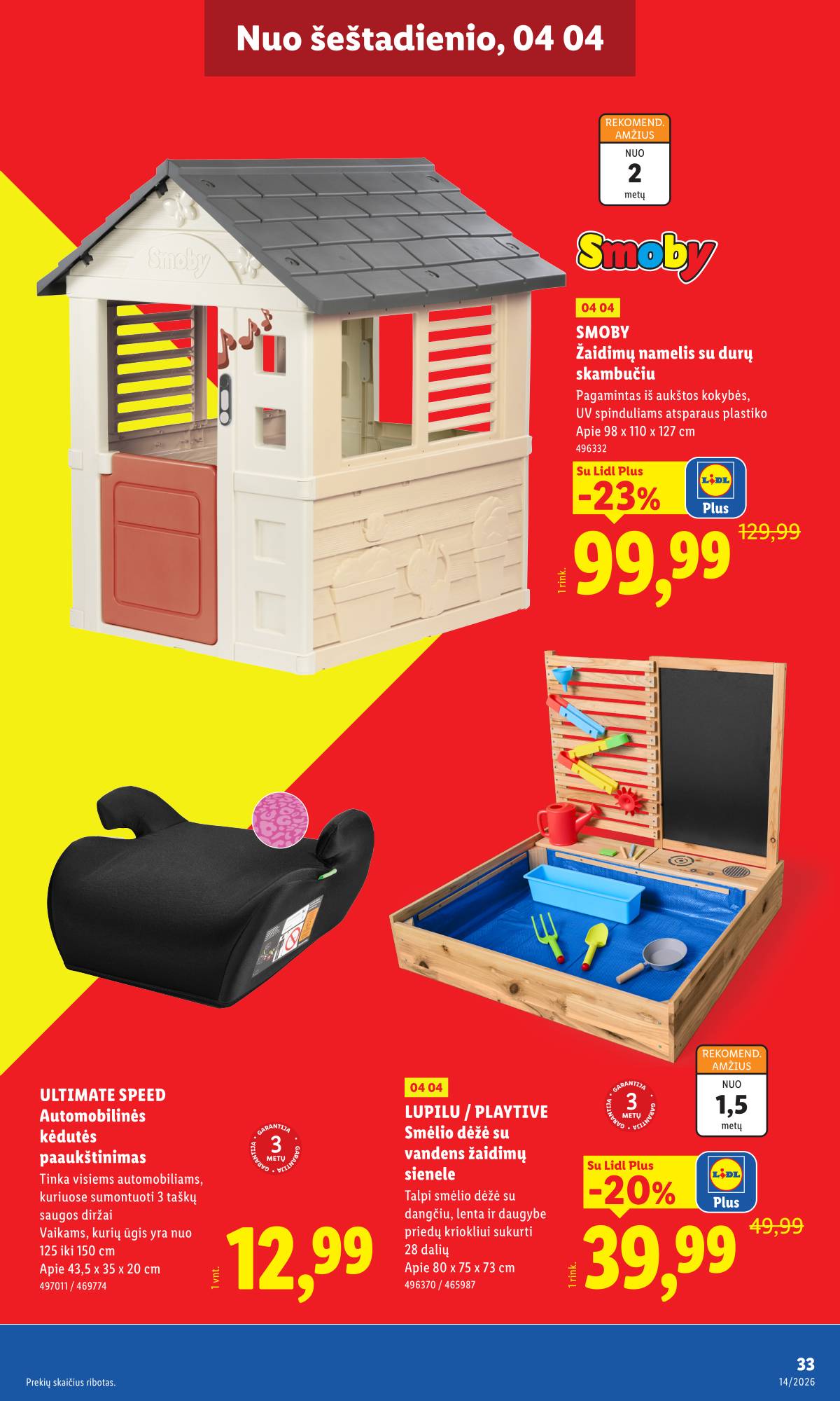 Lidl - LIDL Ne maisto prekių akcijų leidinys 33 puslapis