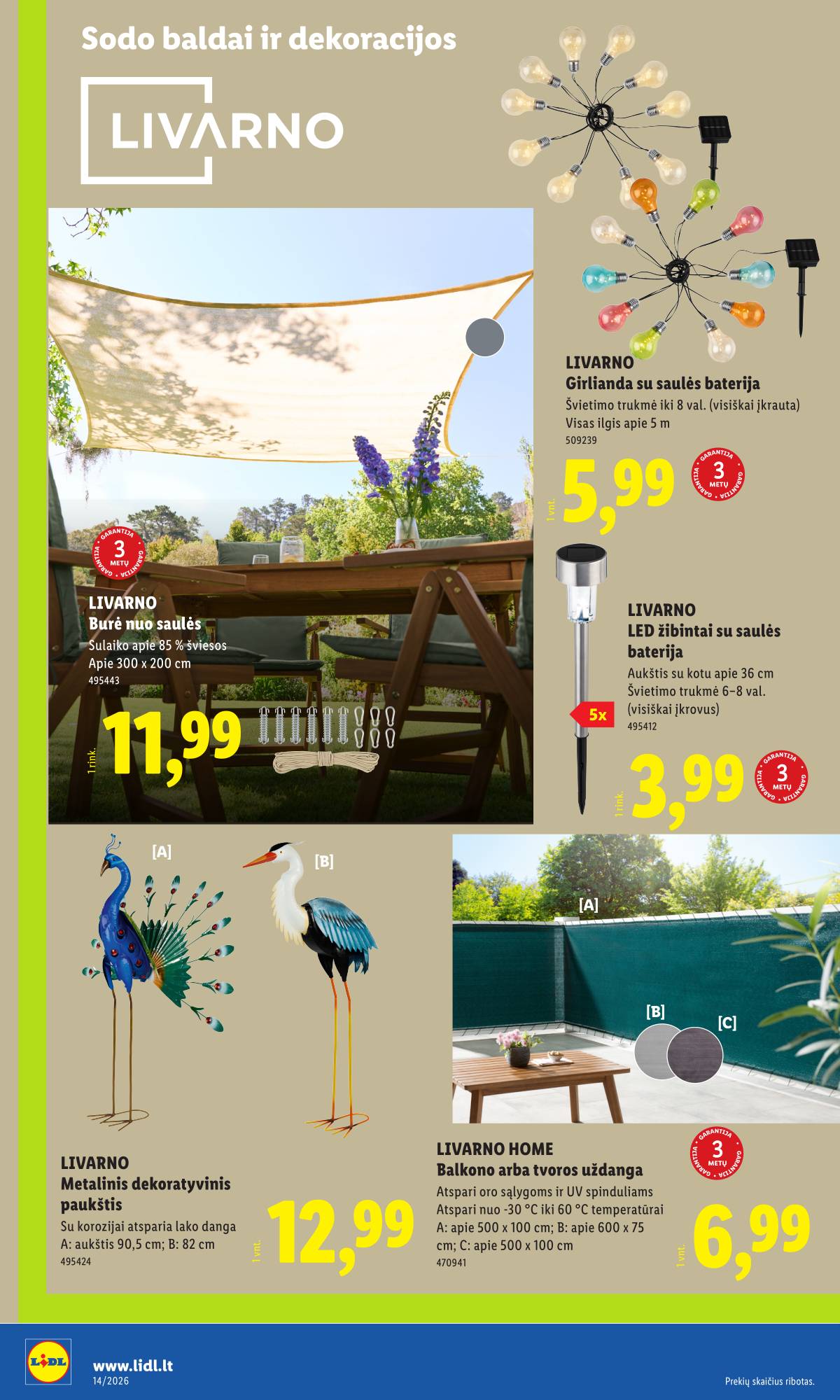 Lidl - LIDL Ne maisto prekių akcijų leidinys 8 puslapis