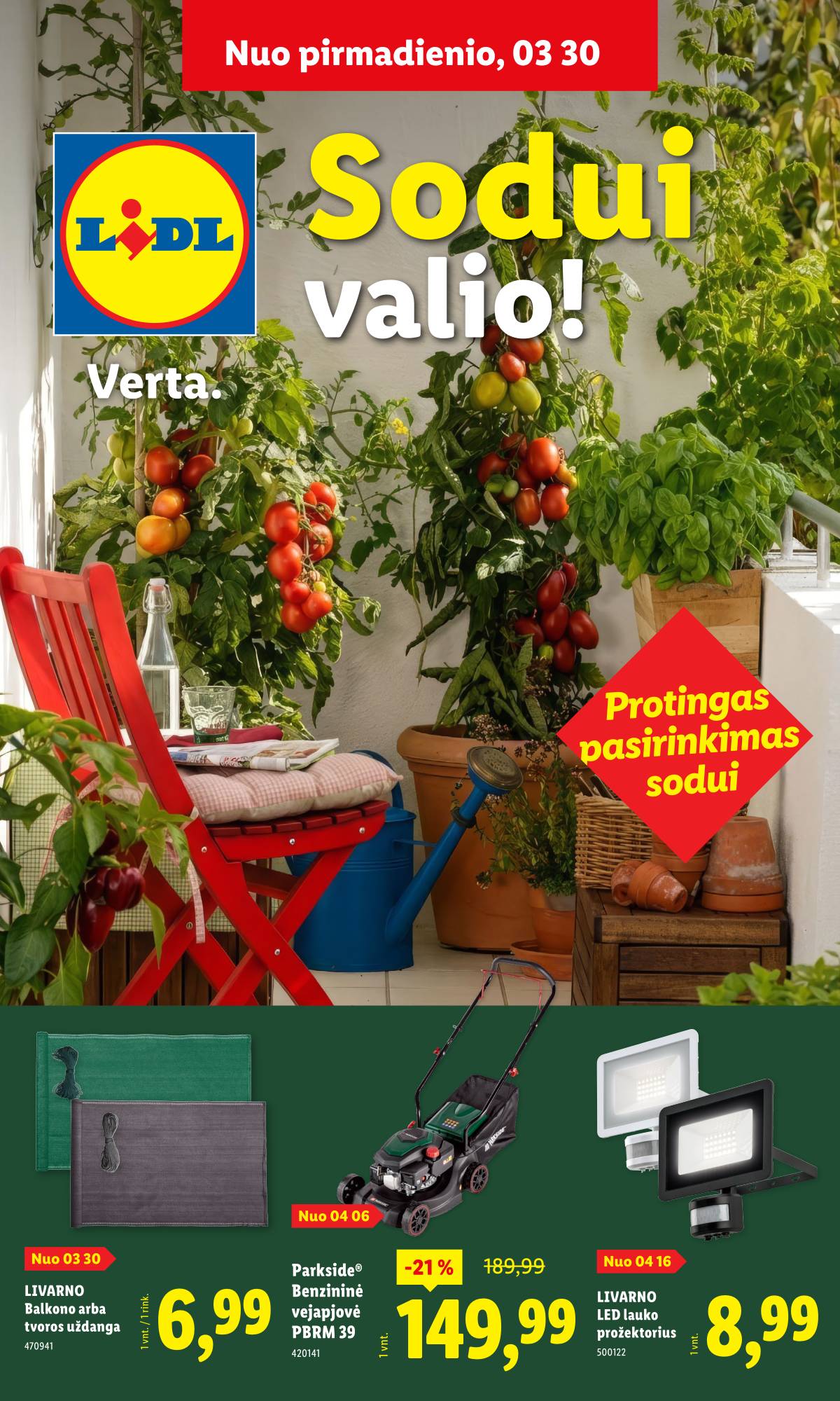 Lidl - Antrasis LIDL nuo Pirmadienio akcijų leidinys 1 puslapis