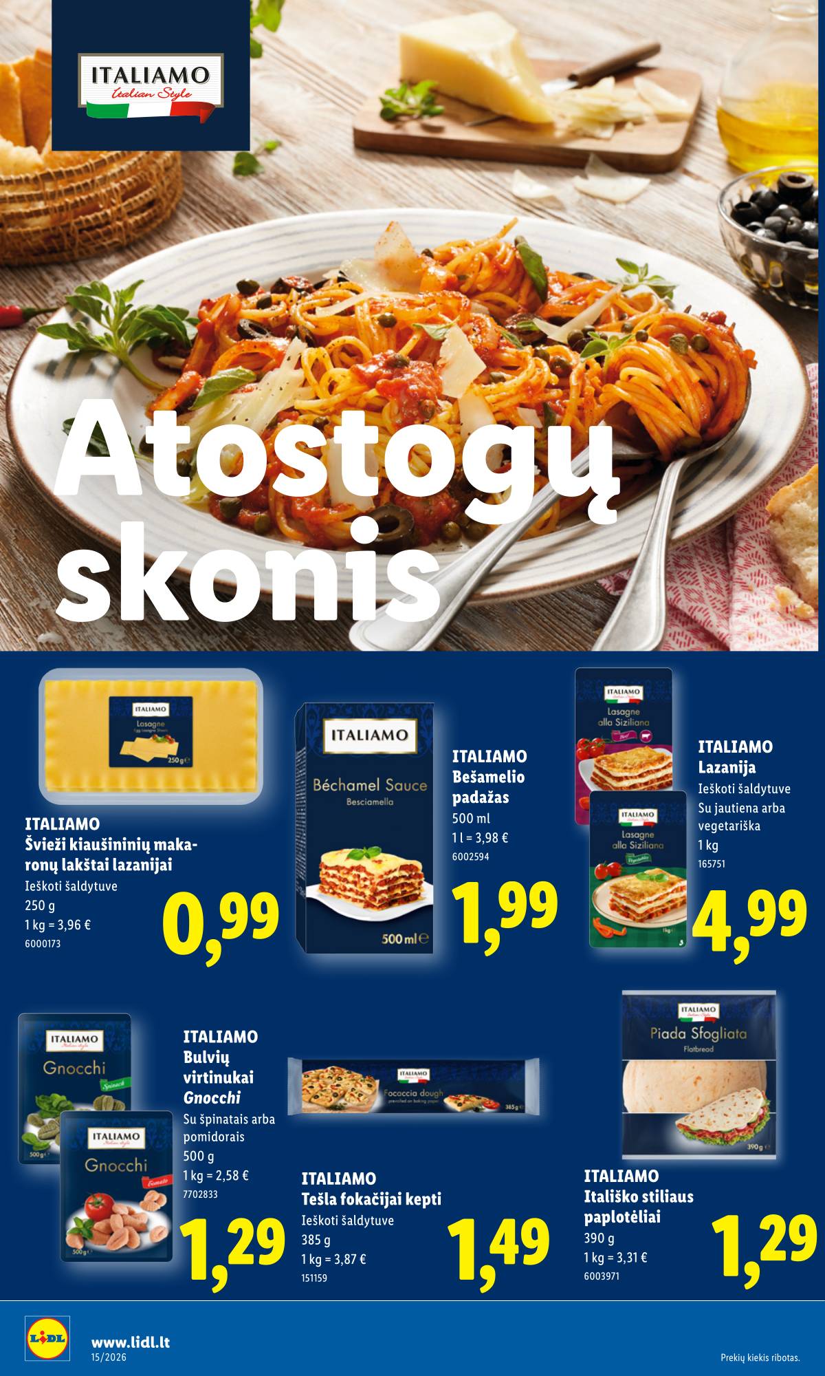 Lidl - LIDL SAVAITĖS Maisto prekių akcijų leidinys 12 puslapis