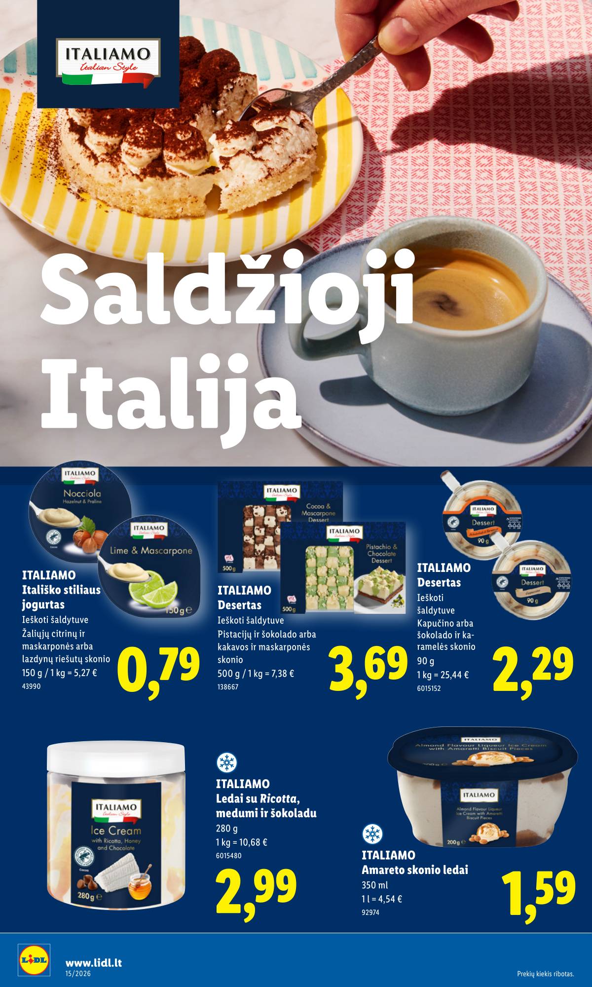 Lidl - LIDL SAVAITĖS Maisto prekių akcijų leidinys 16 puslapis