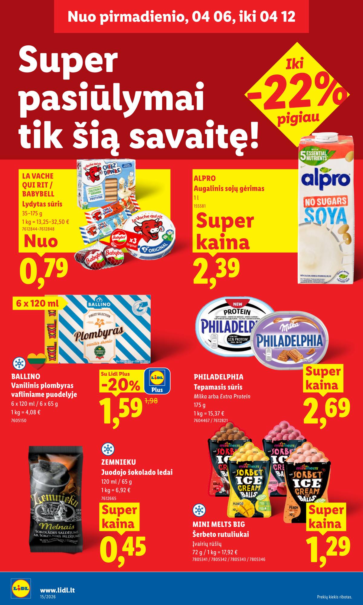 Lidl - LIDL SAVAITĖS Maisto prekių akcijų leidinys 18 puslapis