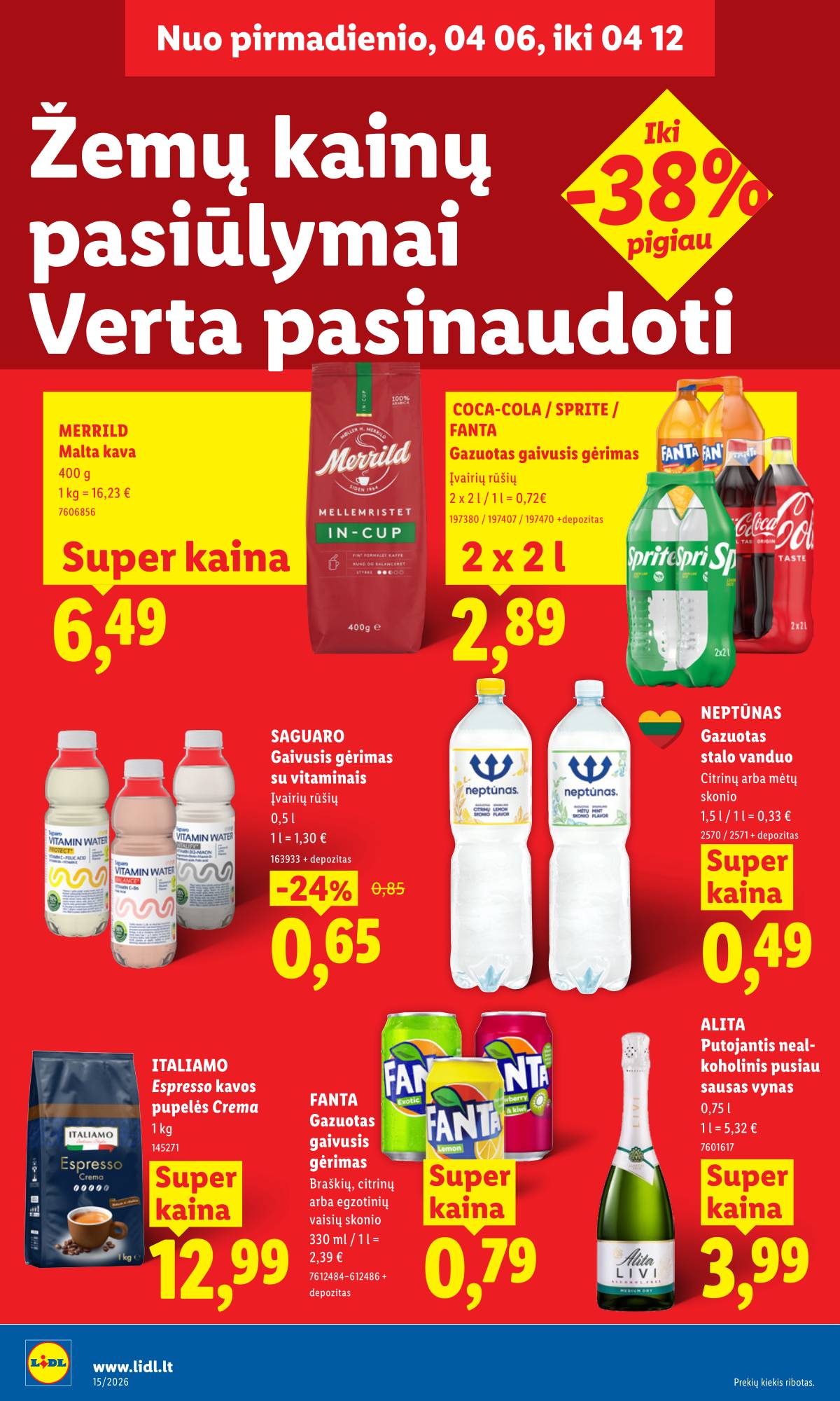 Lidl - LIDL SAVAITĖS Maisto prekių akcijų leidinys 22 puslapis