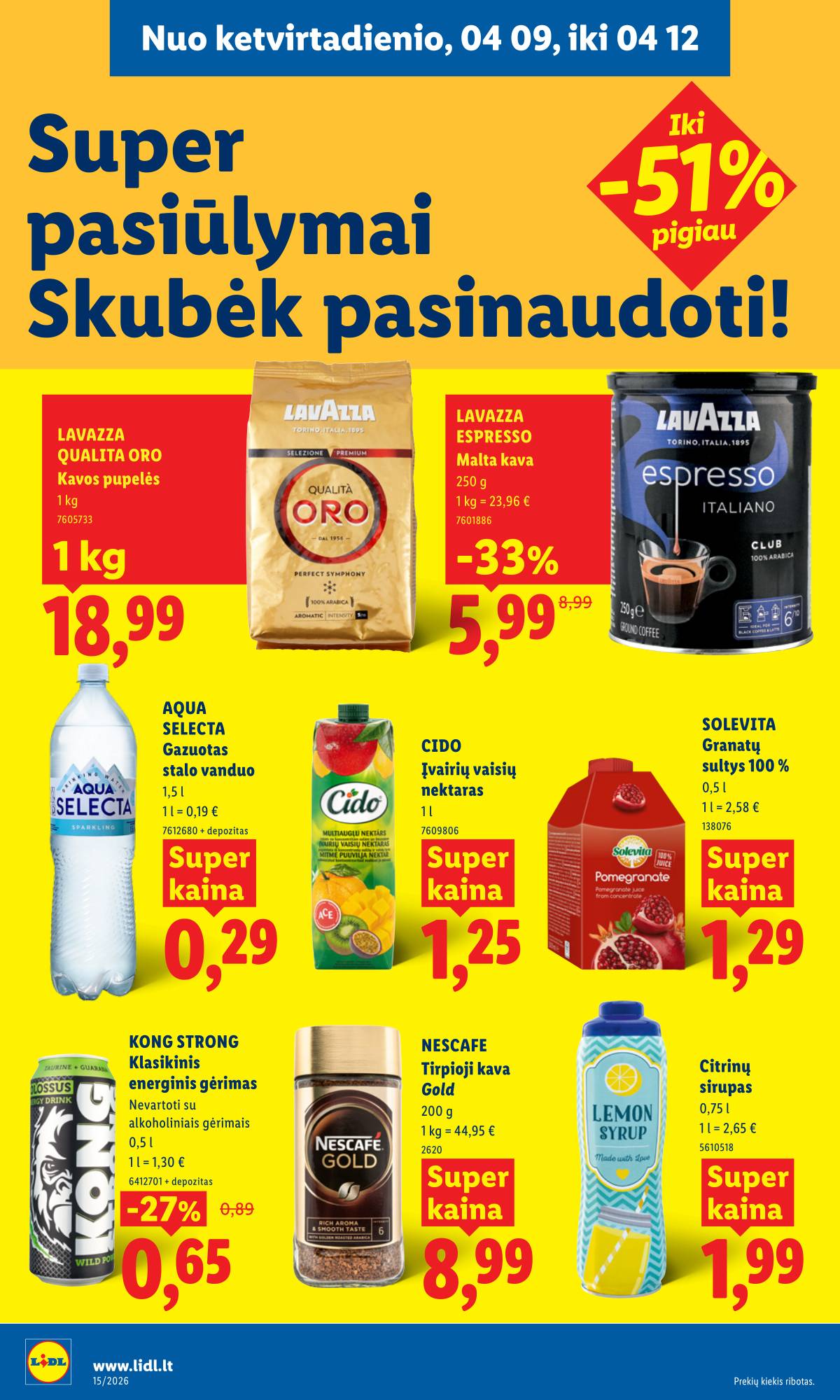 Lidl - LIDL SAVAITĖS Maisto prekių akcijų leidinys 32 puslapis