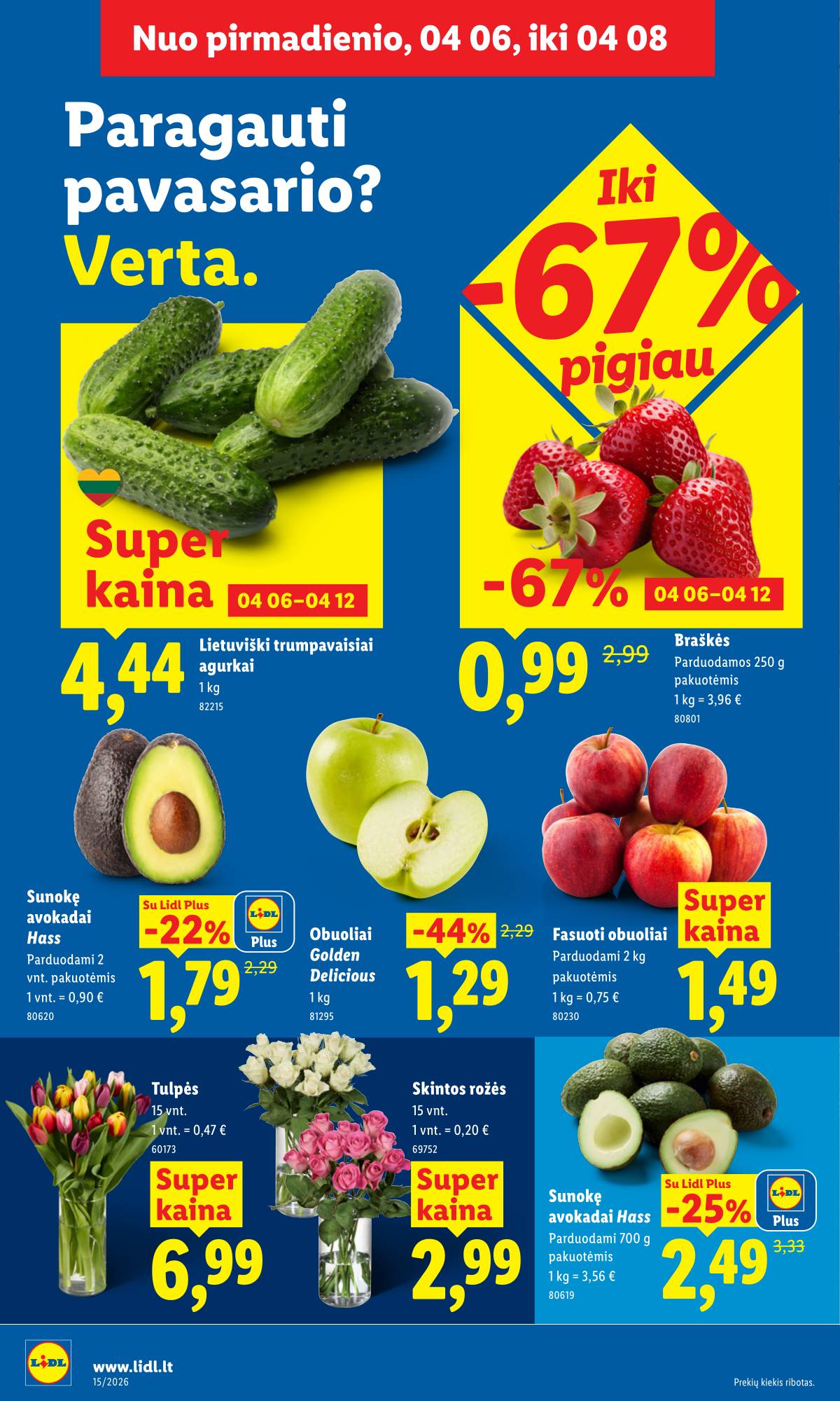 Lidl - LIDL SAVAITĖS Maisto prekių akcijų leidinys 4 puslapis