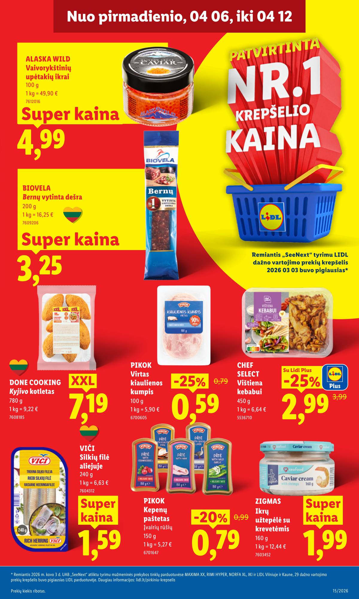 Lidl - LIDL SAVAITĖS Maisto prekių akcijų leidinys 7 puslapis