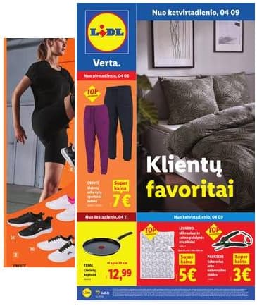 Lidl - LIDL Ne maisto prekių akcijų leidinys 2026-04-06 – 2026-04-12