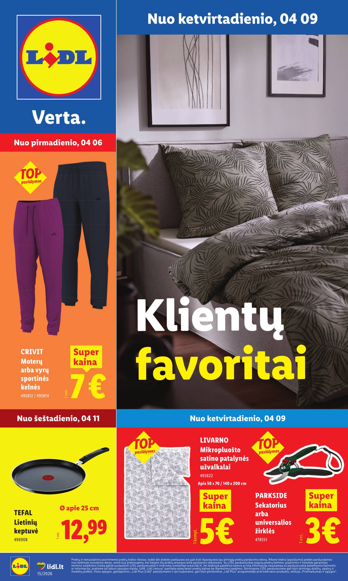 Lidl - LIDL Ne maisto prekių akcijų leidinys 1 puslapis