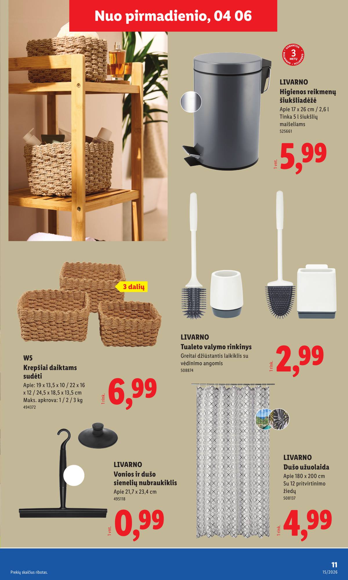 Lidl - LIDL Ne maisto prekių akcijų leidinys 11 puslapis