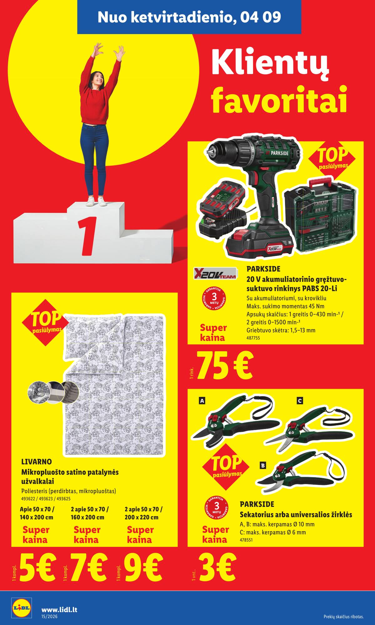 Lidl - LIDL Ne maisto prekių akcijų leidinys 14 puslapis