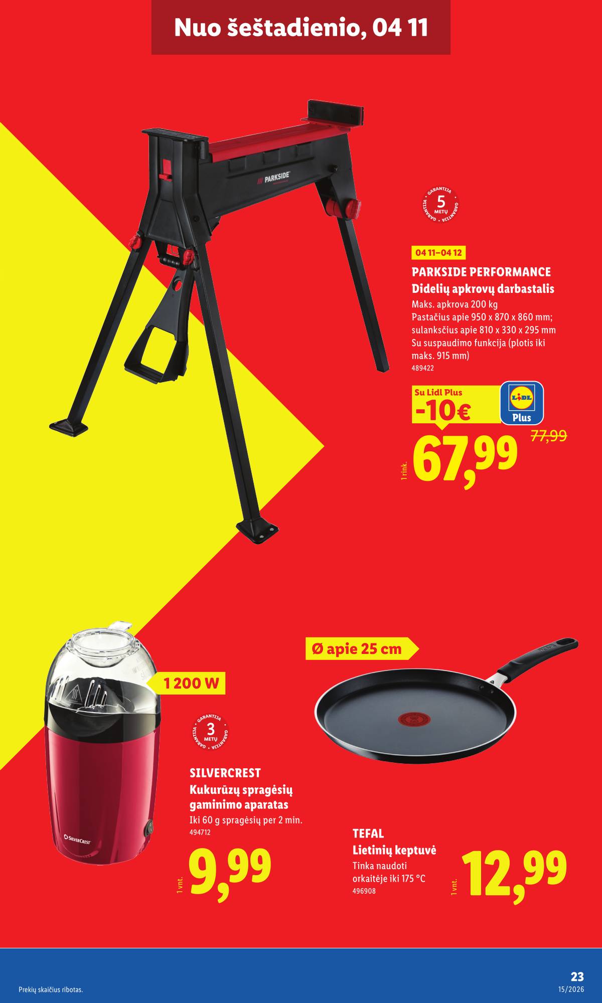 Lidl - LIDL Ne maisto prekių akcijų leidinys 23 puslapis