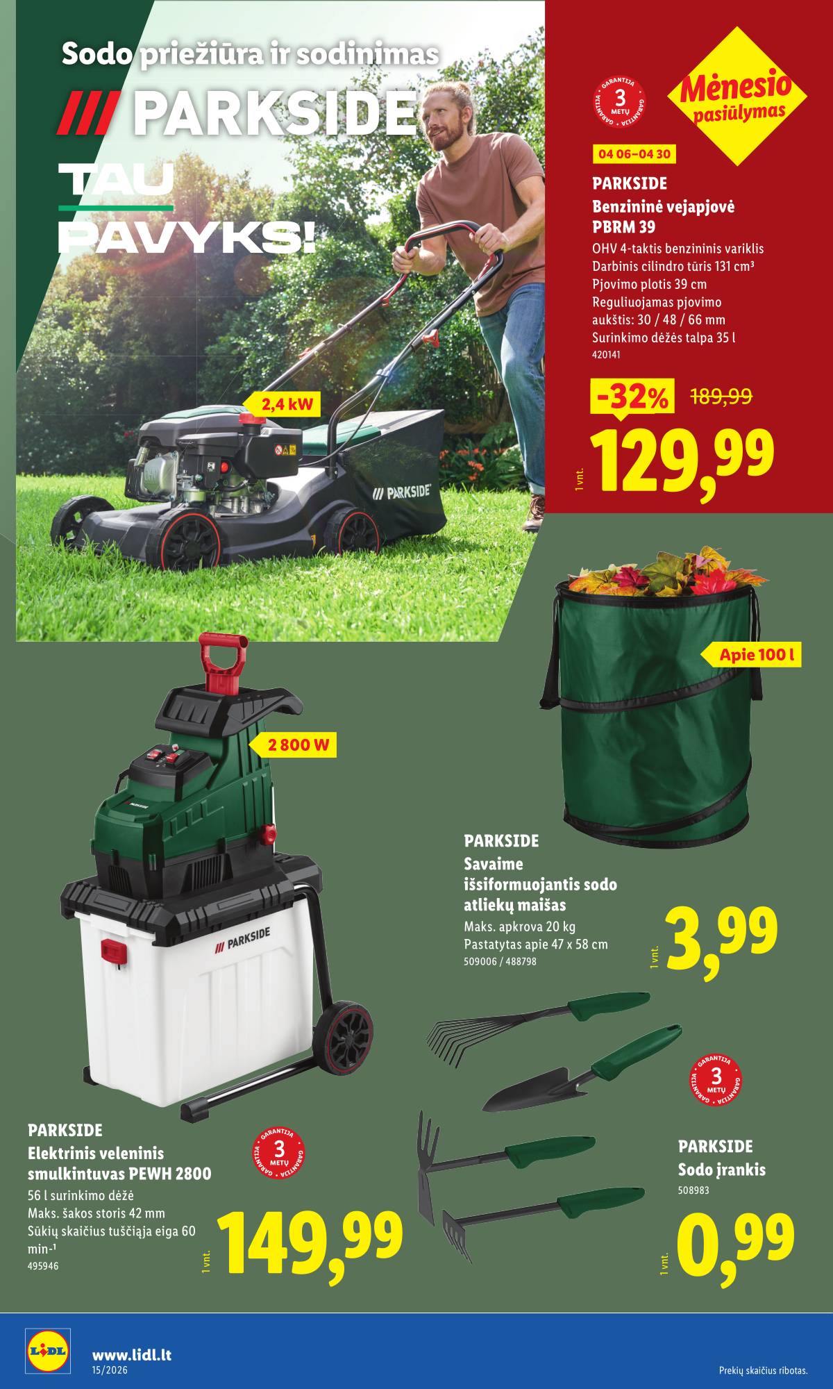 Lidl - LIDL Ne maisto prekių akcijų leidinys 6 puslapis