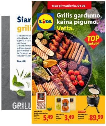 Lidl - Antrasis LIDL nuo Pirmadienio akcijų leidinys 2026-04-06 – 2026-08-31