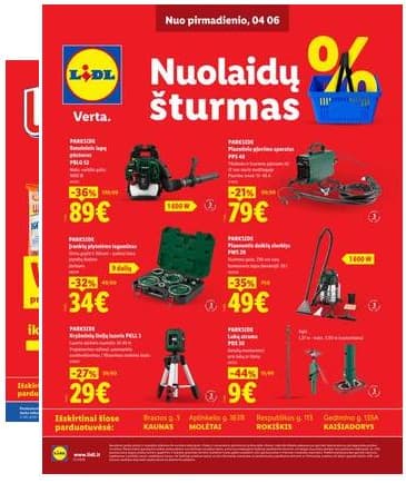 Lidl - Keturiose LIDL parduotuvėse! 2026-04-06 – 2026-04-12