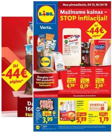 Lidl - LIDL SAVAITĖS Maisto prekių akcijų leidinys 2026-04-13 – 2026-04-19