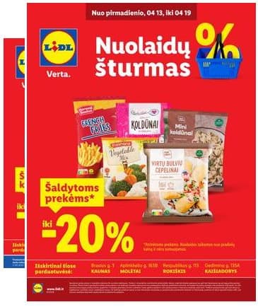 Lidl - Keturiose LIDL parduotuvėse! 2026-04-13 – 2026-04-19