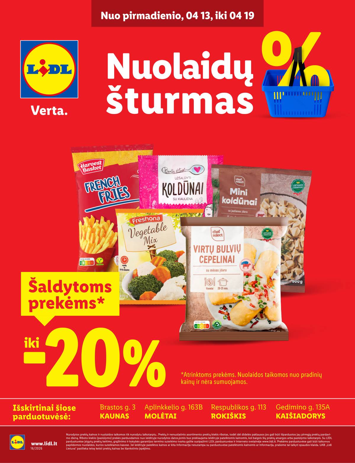 Lidl - Keturiose LIDL parduotuvėse! 1 puslapis