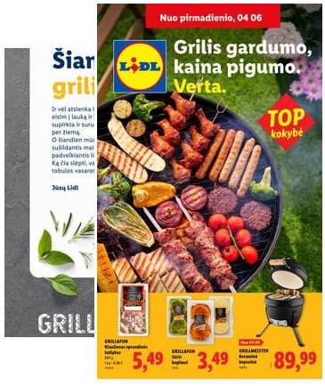 Lidl - Antrasis LIDL nuo Pirmadienio akcijų leidinys 2026-04-06 – 2026-08-31