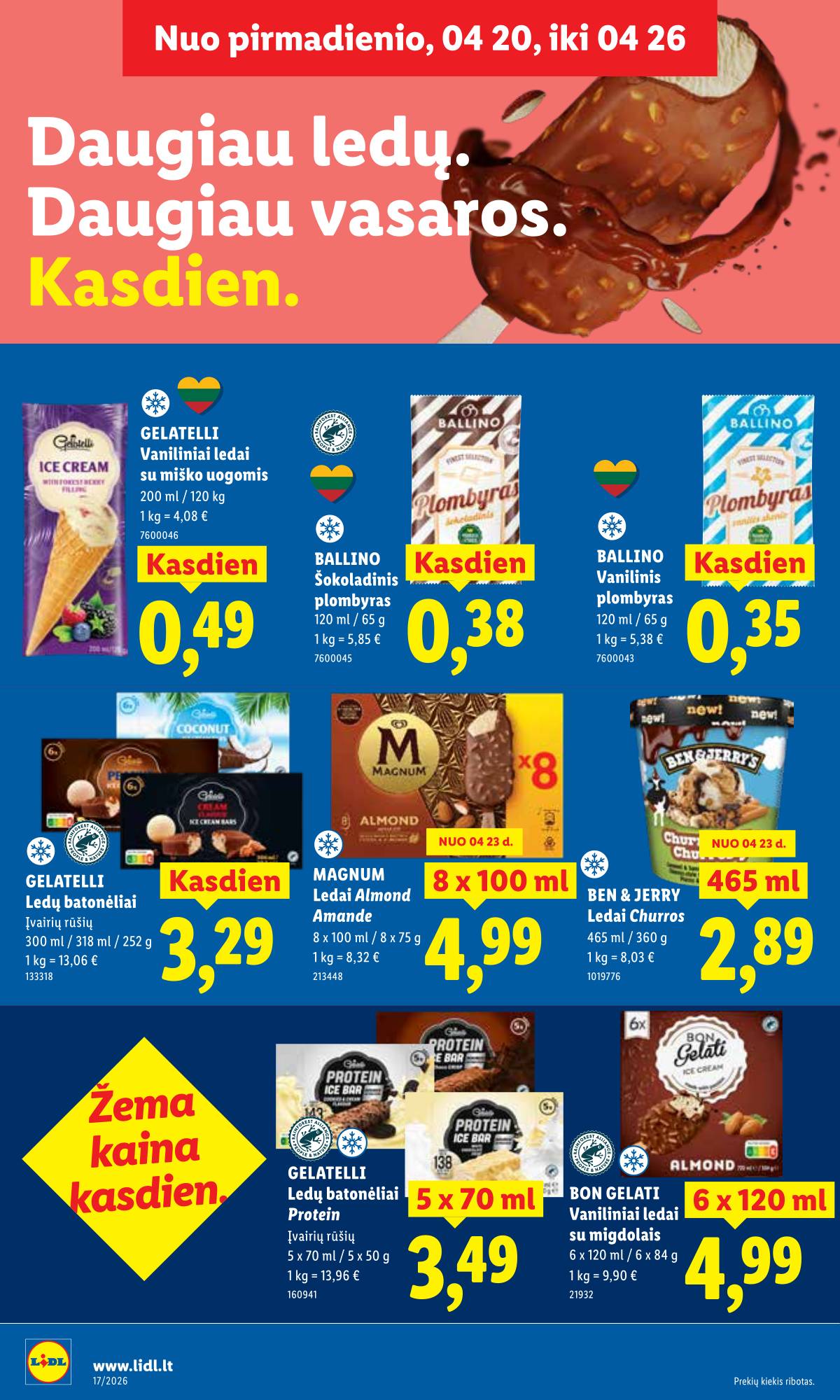 Lidl - LIDL SAVAITĖS Maisto prekių akcijų leidinys 10 puslapis