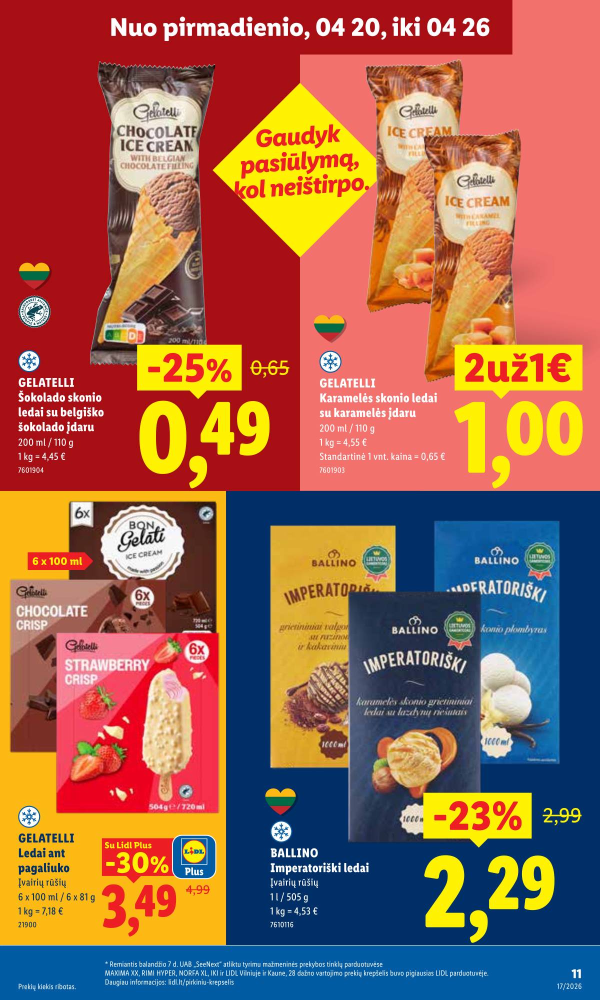 Lidl - LIDL SAVAITĖS Maisto prekių akcijų leidinys 11 puslapis