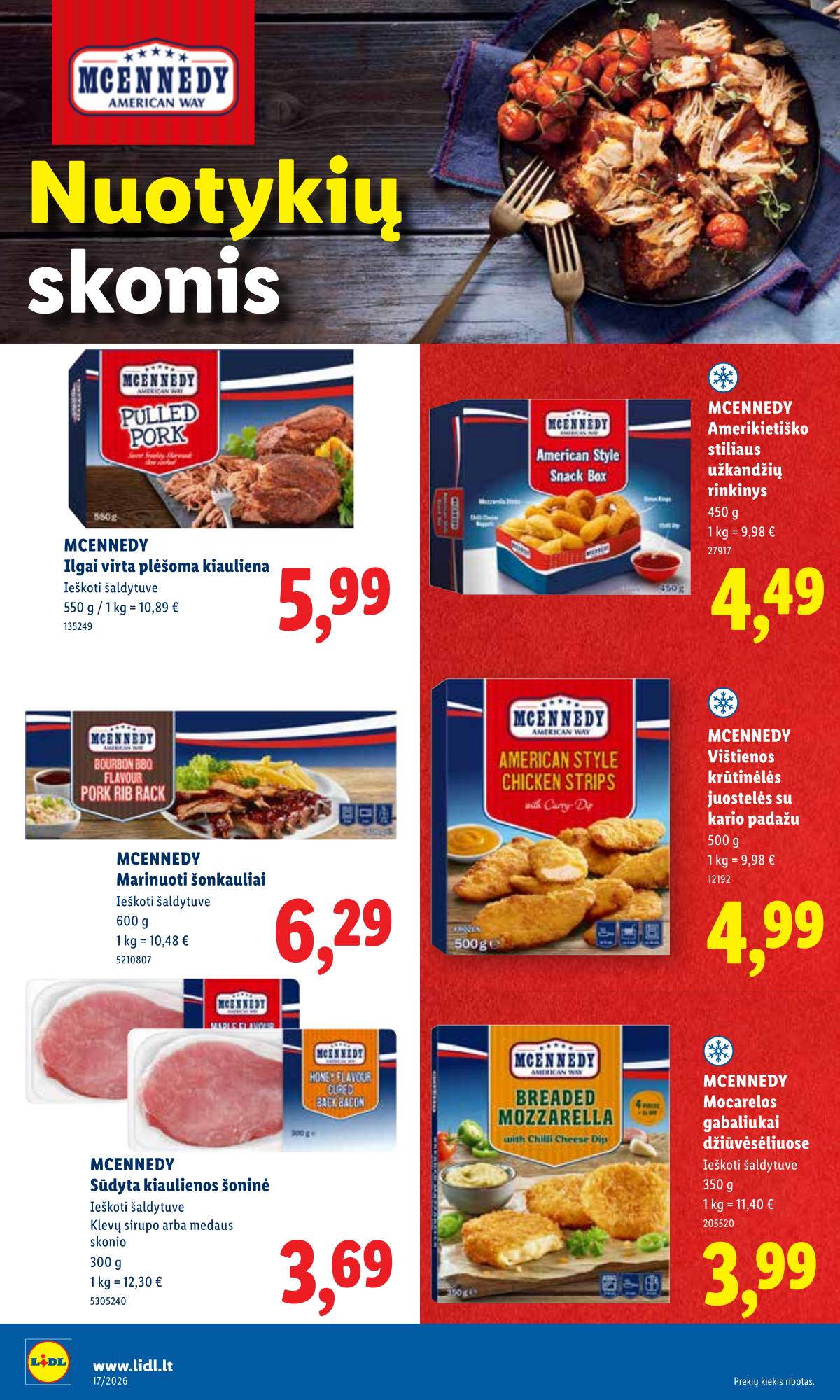 Lidl - LIDL SAVAITĖS Maisto prekių akcijų leidinys 20 puslapis