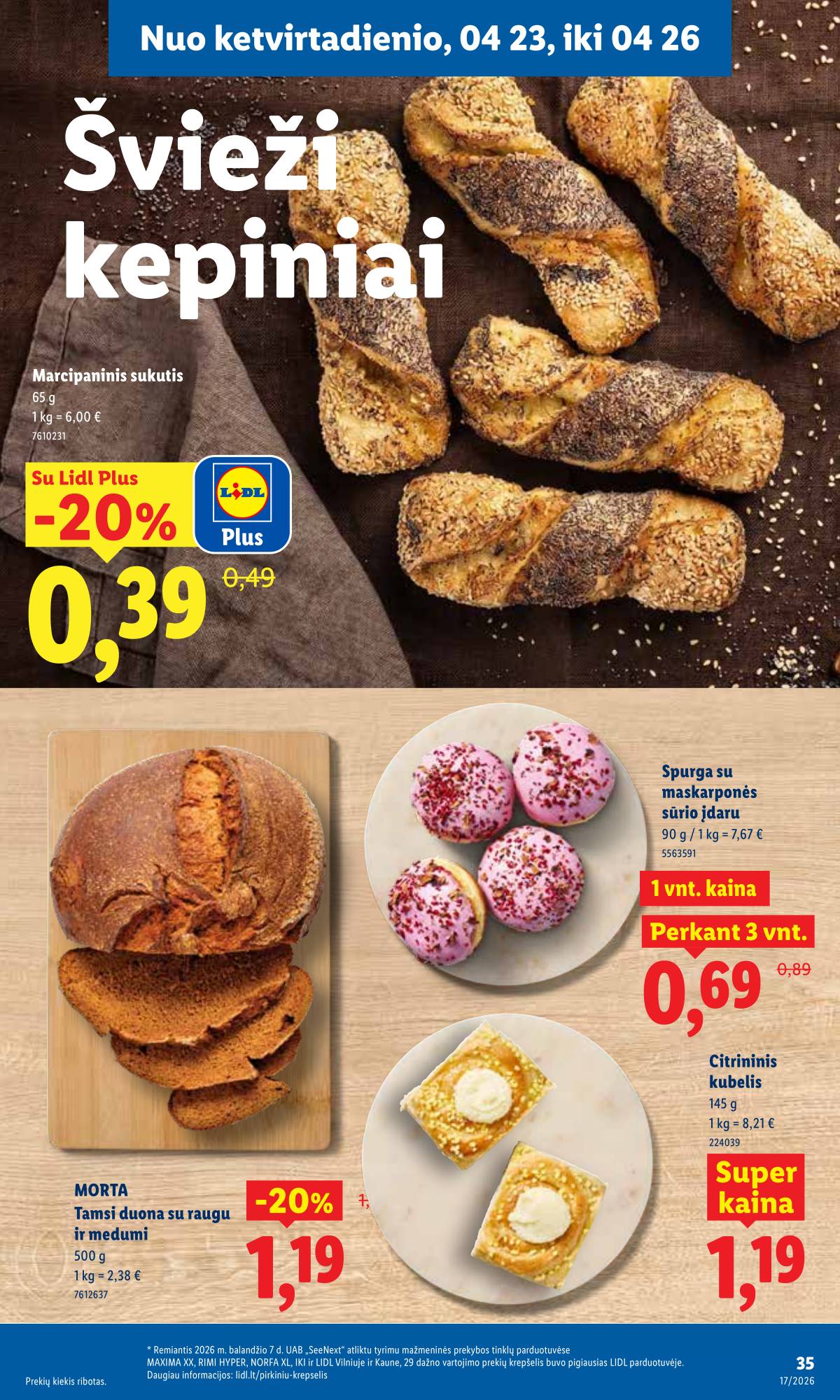 Lidl - LIDL SAVAITĖS Maisto prekių akcijų leidinys 31 puslapis